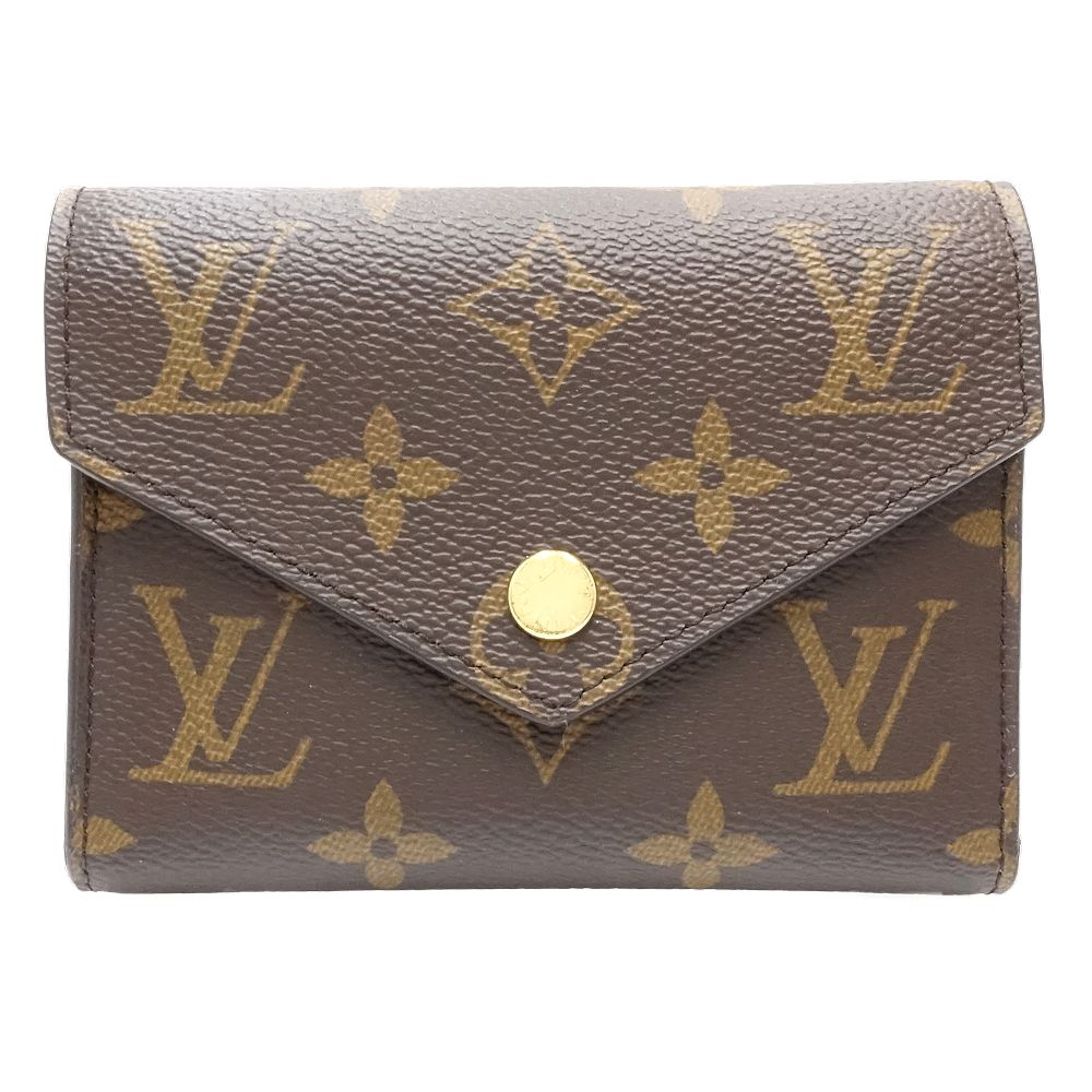 Louis Vuitton Louis Vuitton Monogram Wallet M62360 Canvas Short Wallet M62360 in Great Condition