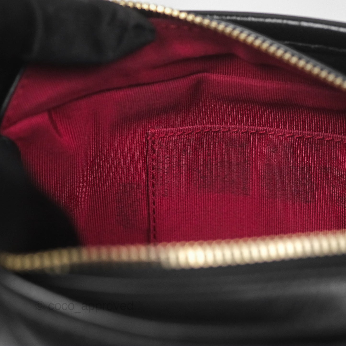 Chanel Small Gabrielle Hobo Quilted Black Aged Calfskin