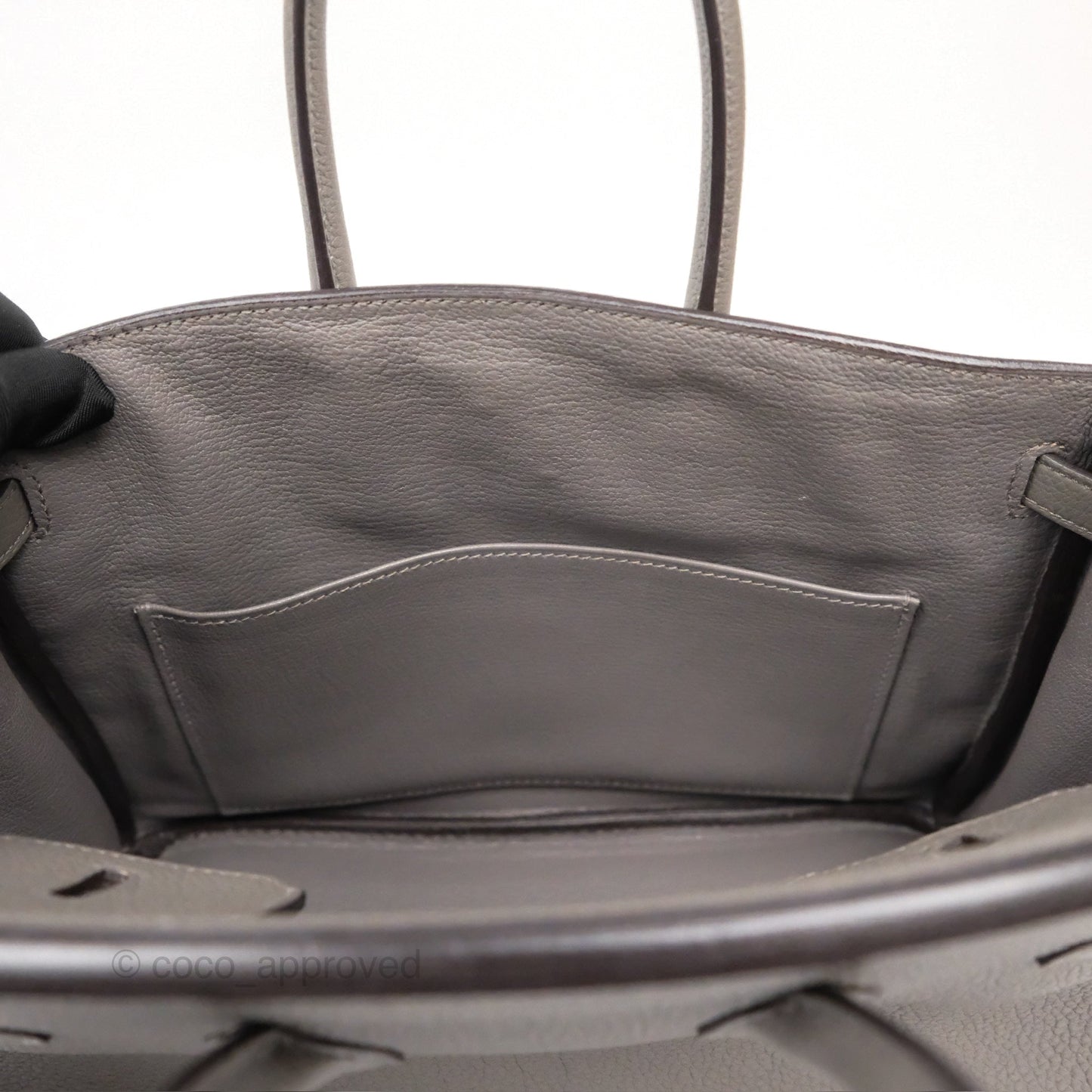 Hermès Birkin 25 Retourne Gris Meyer 0L Togo Gold Hardware