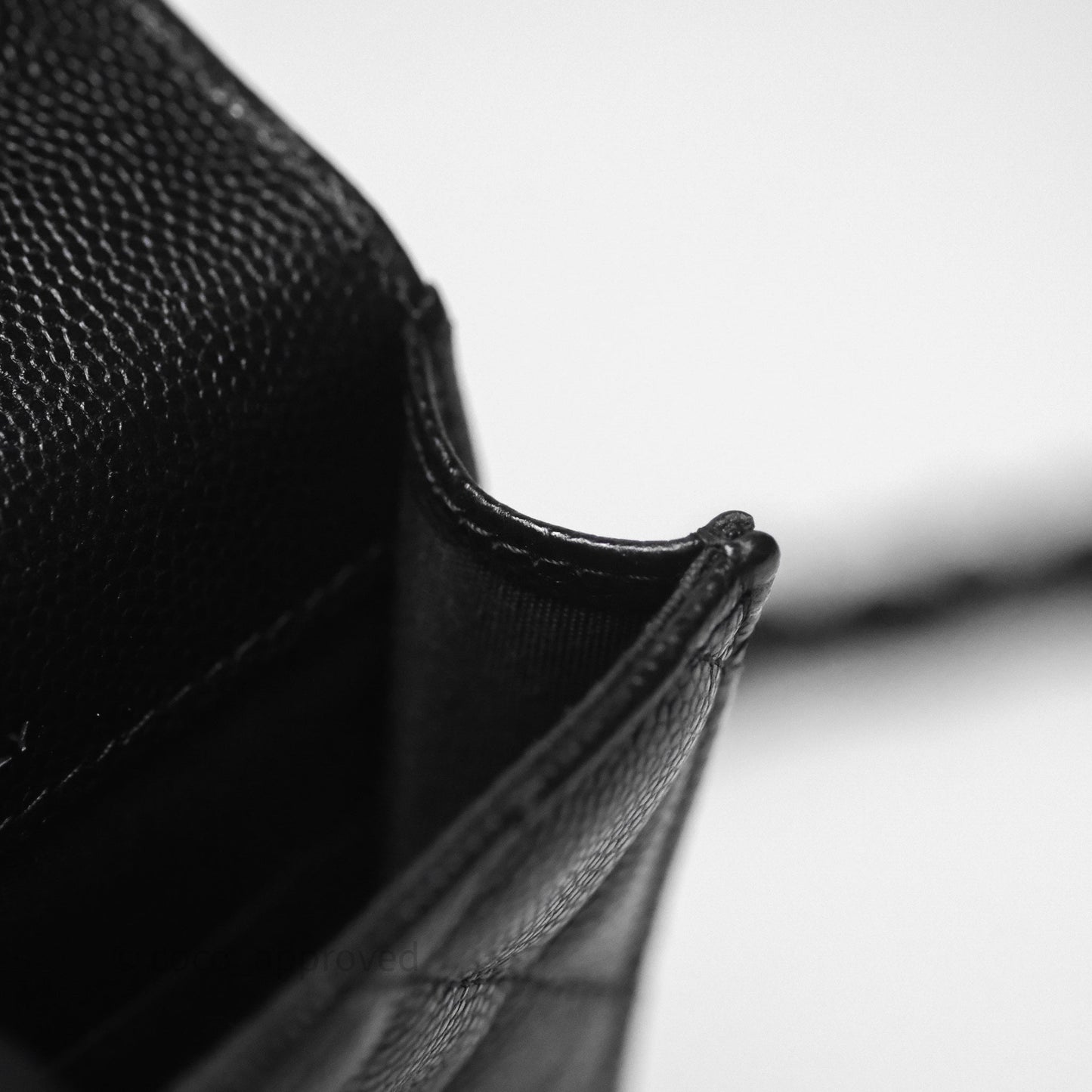 Chanel Incognito Phone Holder So Black Caviar Black Hardware