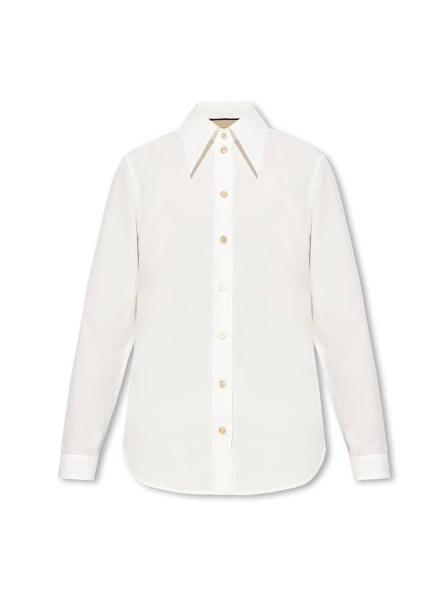 Luxury Gucci Trending 2025 Cotton Shirt White
