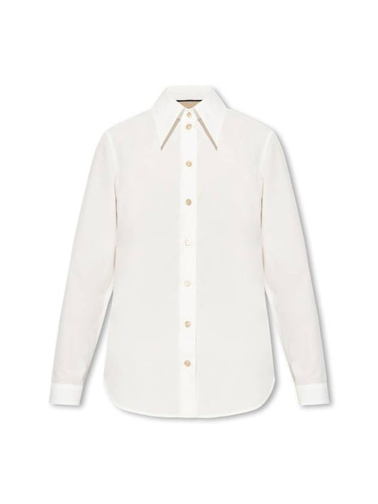 Luxury Gucci Trending 2025 Cotton Shirt White