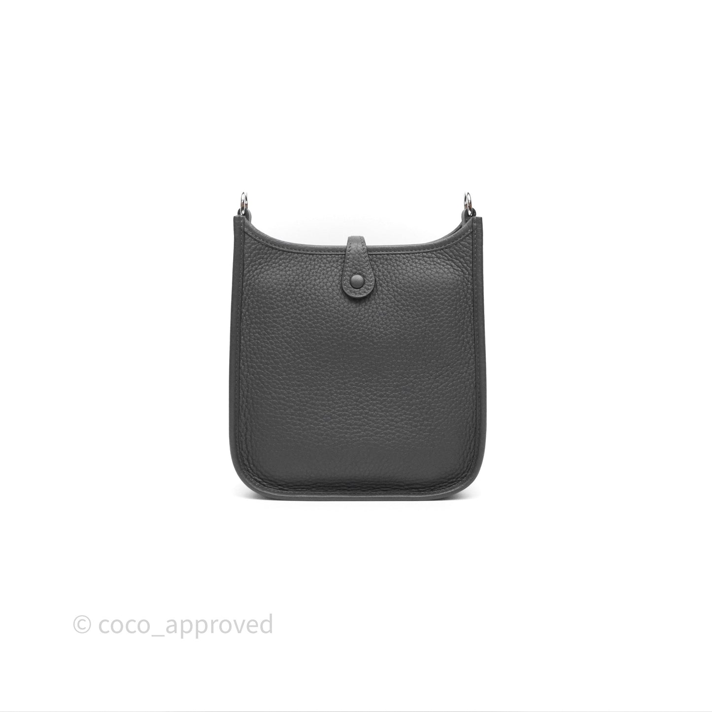 Hermès Mini Evelyne 16 Dark Bronze O0 Clemence Palladium Hardware