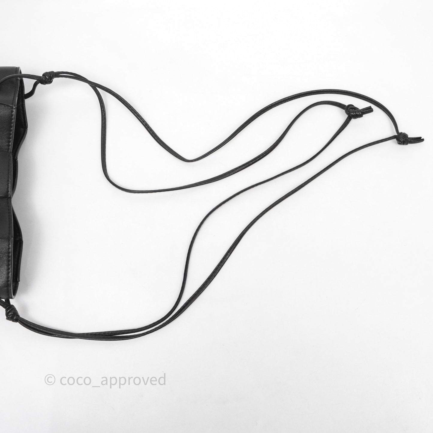 Bottega Veneta Small Cassette Bucket Bag Black Lambskin