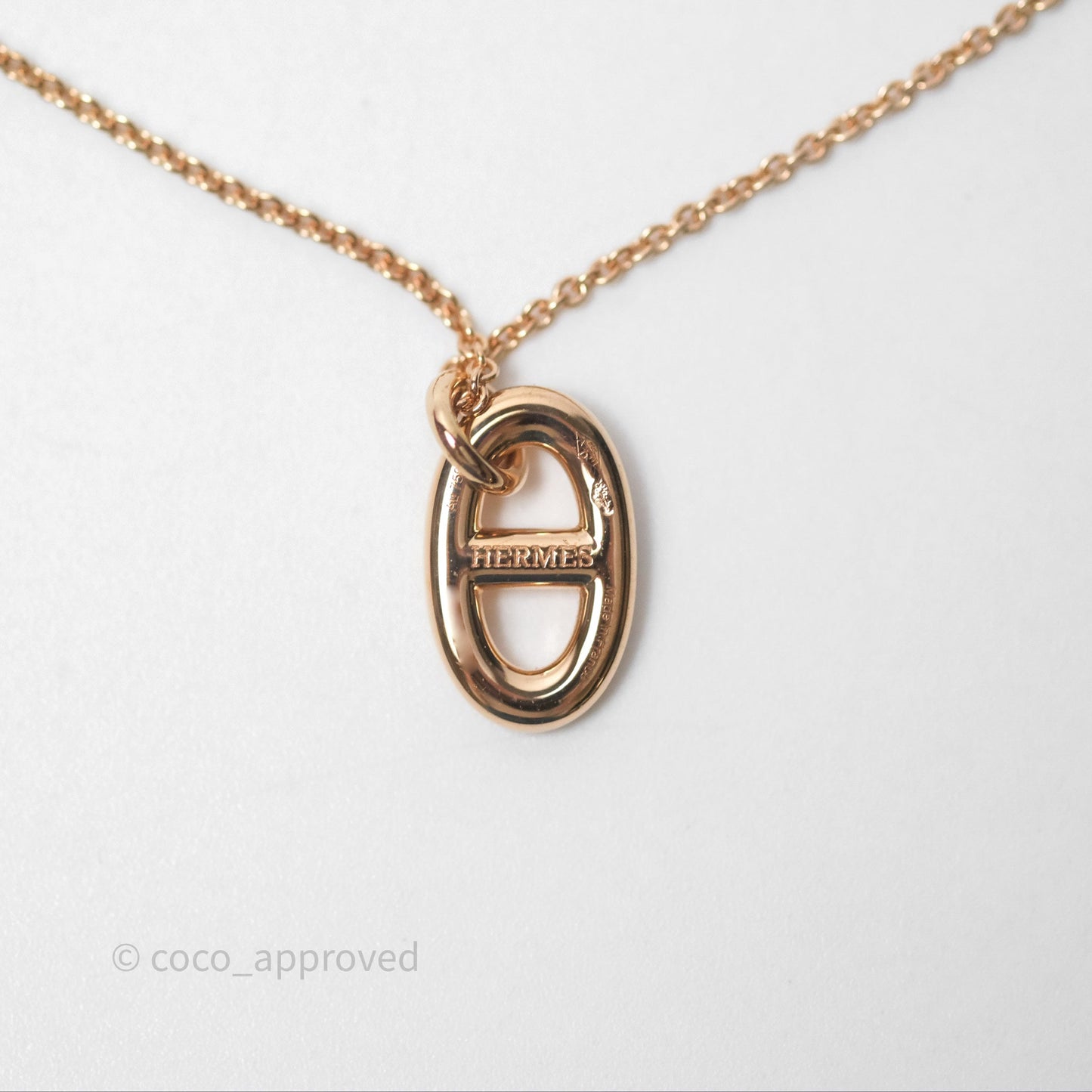 Hermès Farandole Pendant Small Model Rose Gold