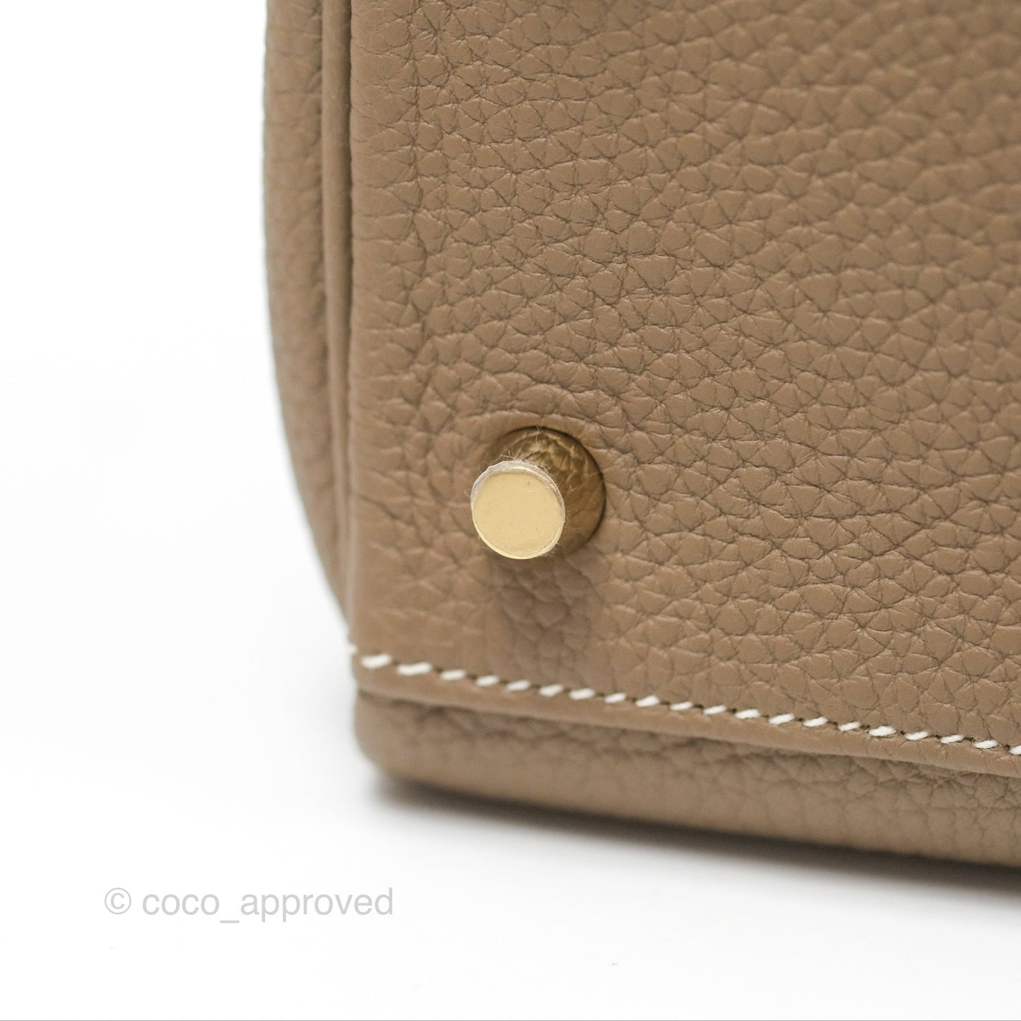 Hermès Kelly 28 Retourne Etoupe Togo Gold Hardware