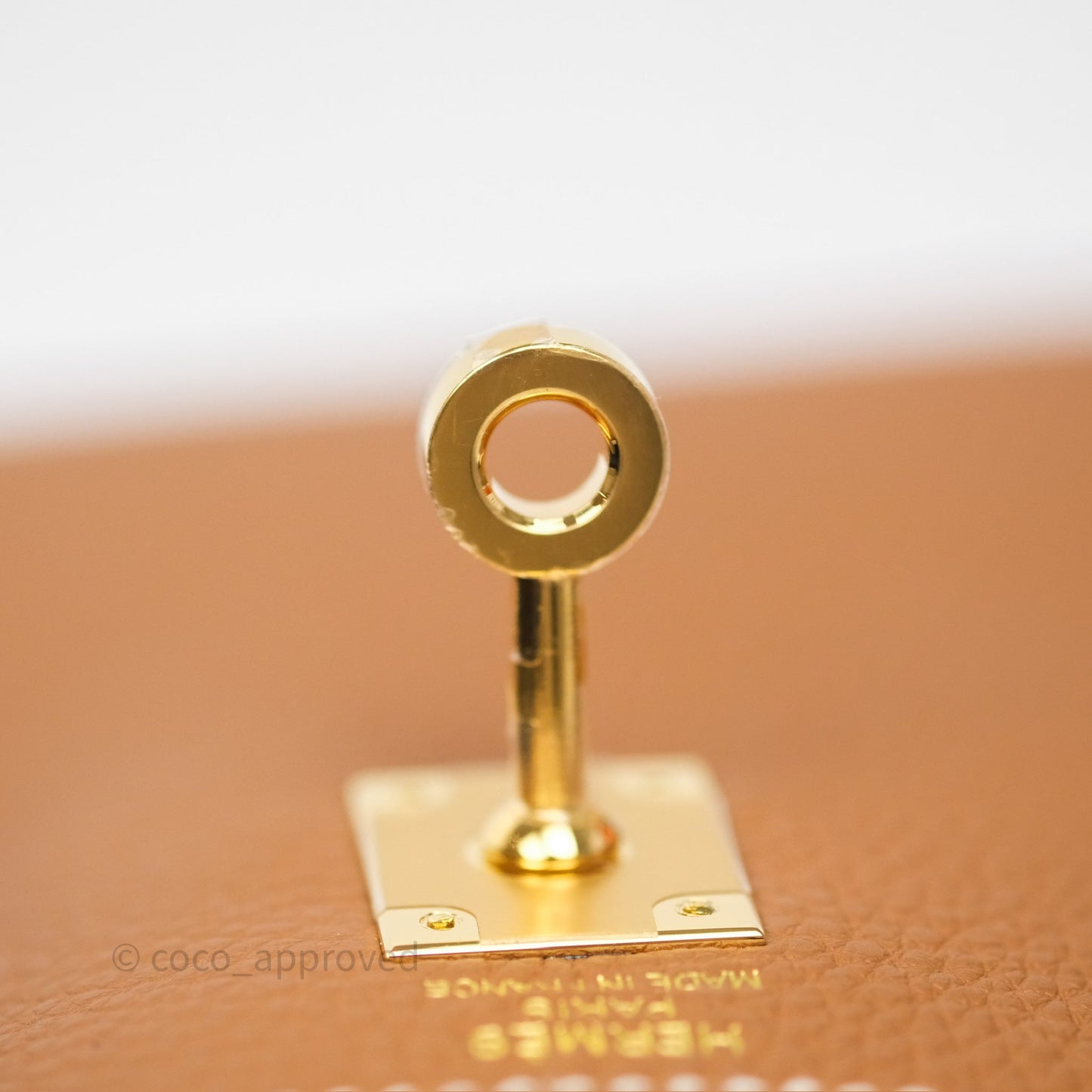 Hermès Kelly Retourne 25 Gold Togo Gold Hardware