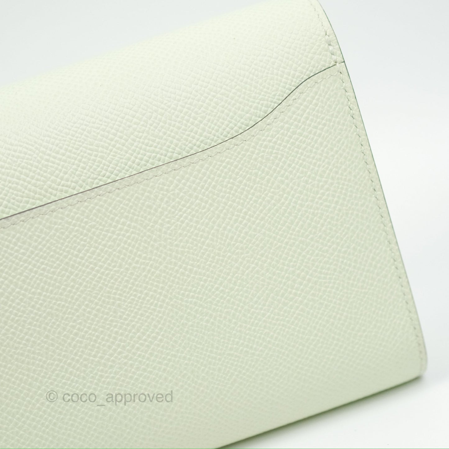 Hermès Constance To Go Wallet Vert Fizz Epsom Palladium Hardware