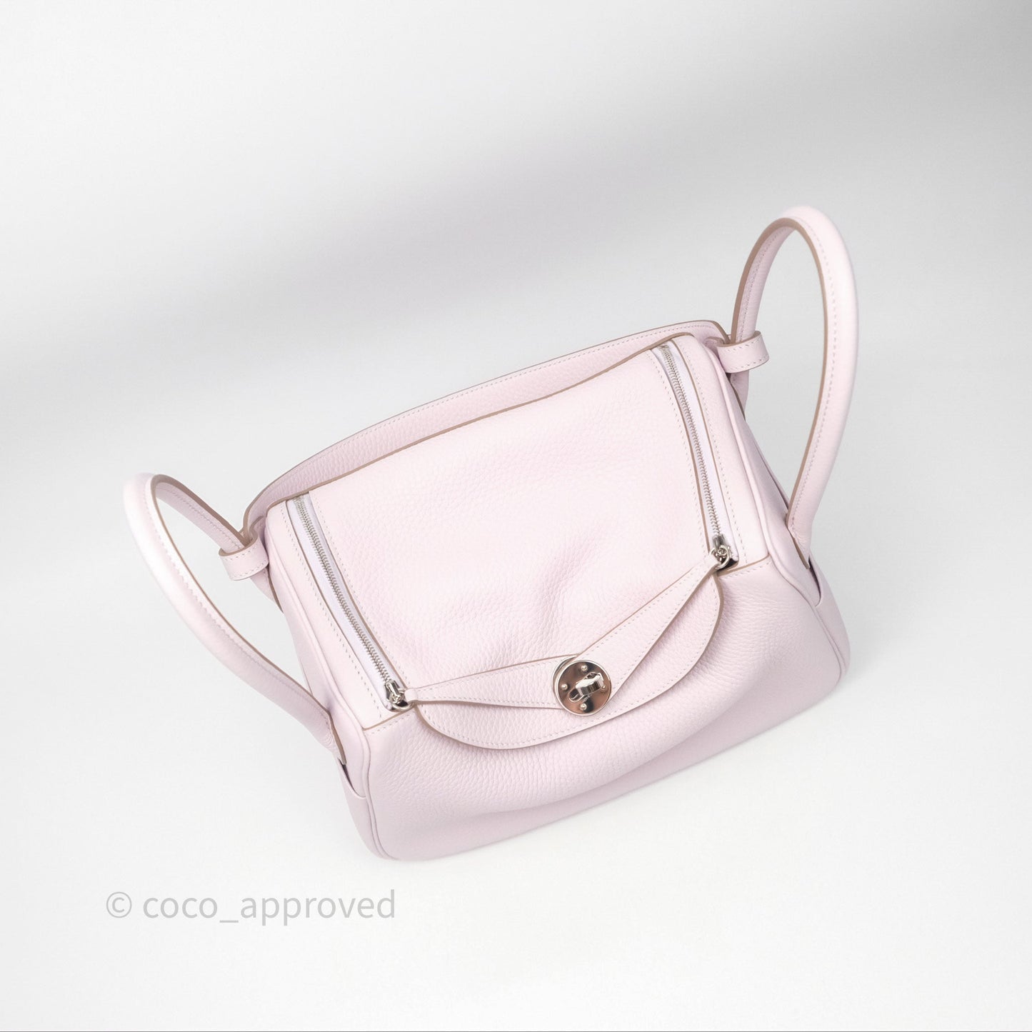 Hermès Lindy 26 Mauve Pale 09/Nata I2 Clemence Palladium Hardware