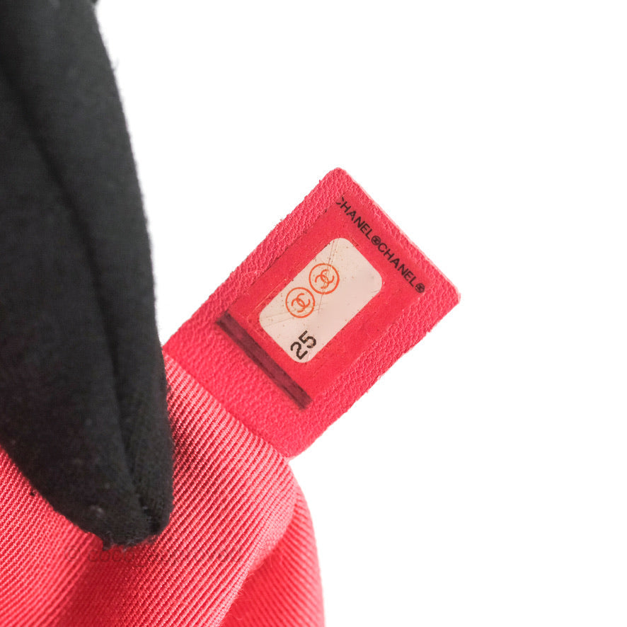 Chanel Aquarium PVC Coral Pink Crumpled Calfskin Silver Hardware