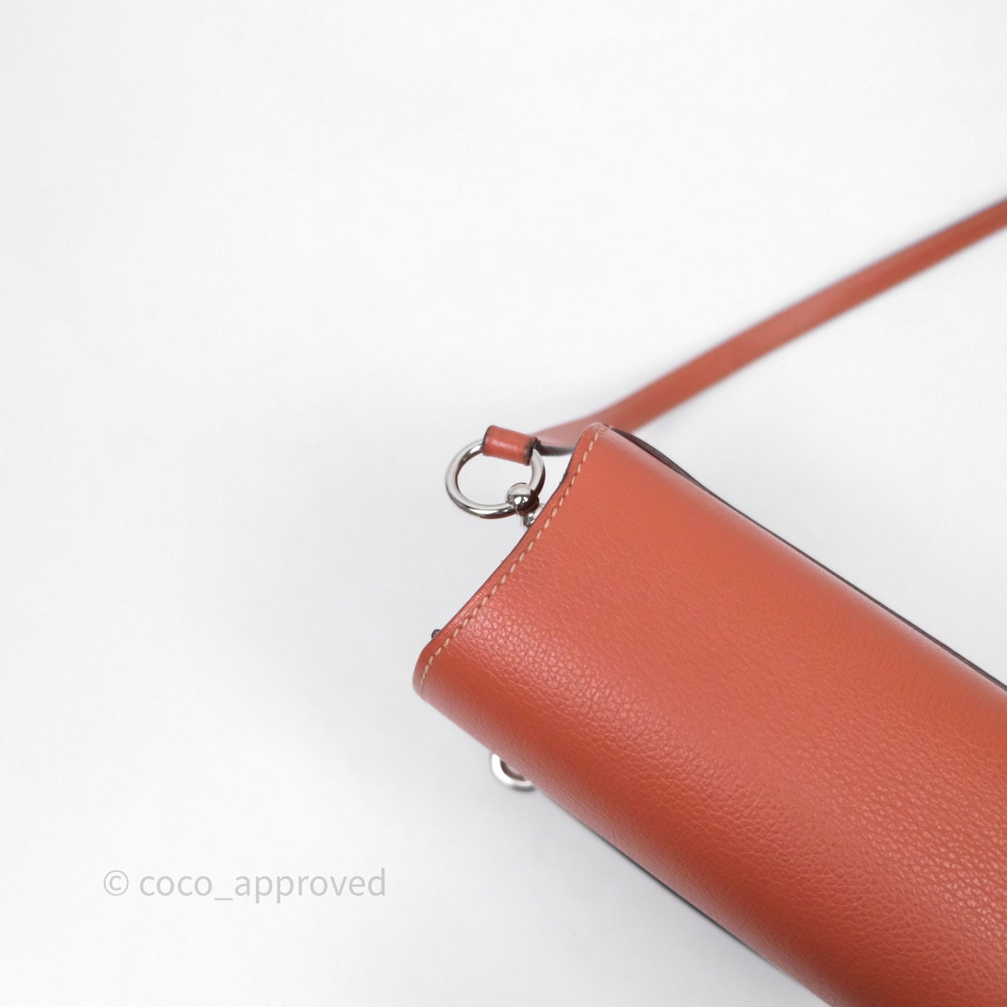 Hermès Roulis Mini 18 Evercolor AH Brush/ Rose Jaipur T5 Palladium Hardware