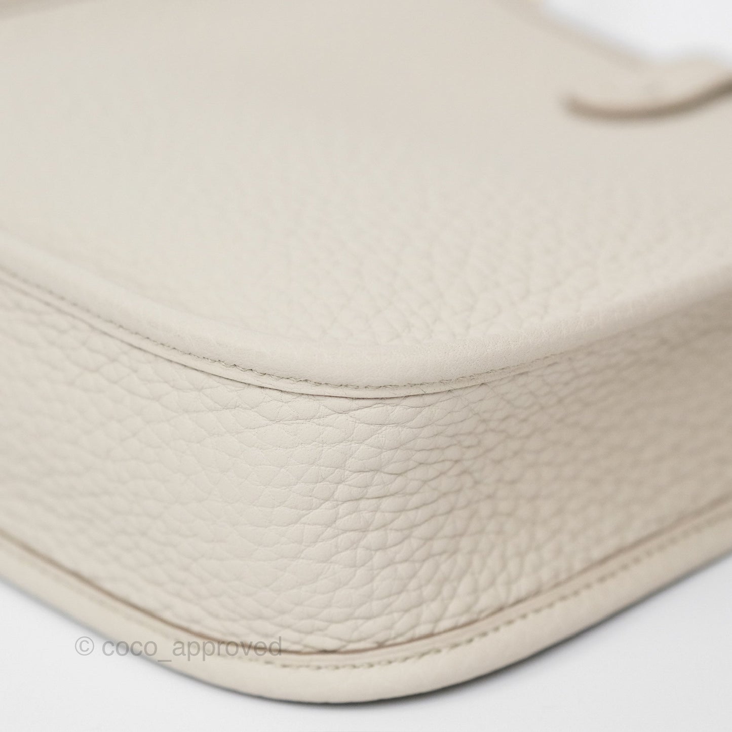 Hermès Mini Evelyne 16 Beton 8L Clemence Gold Hardware
