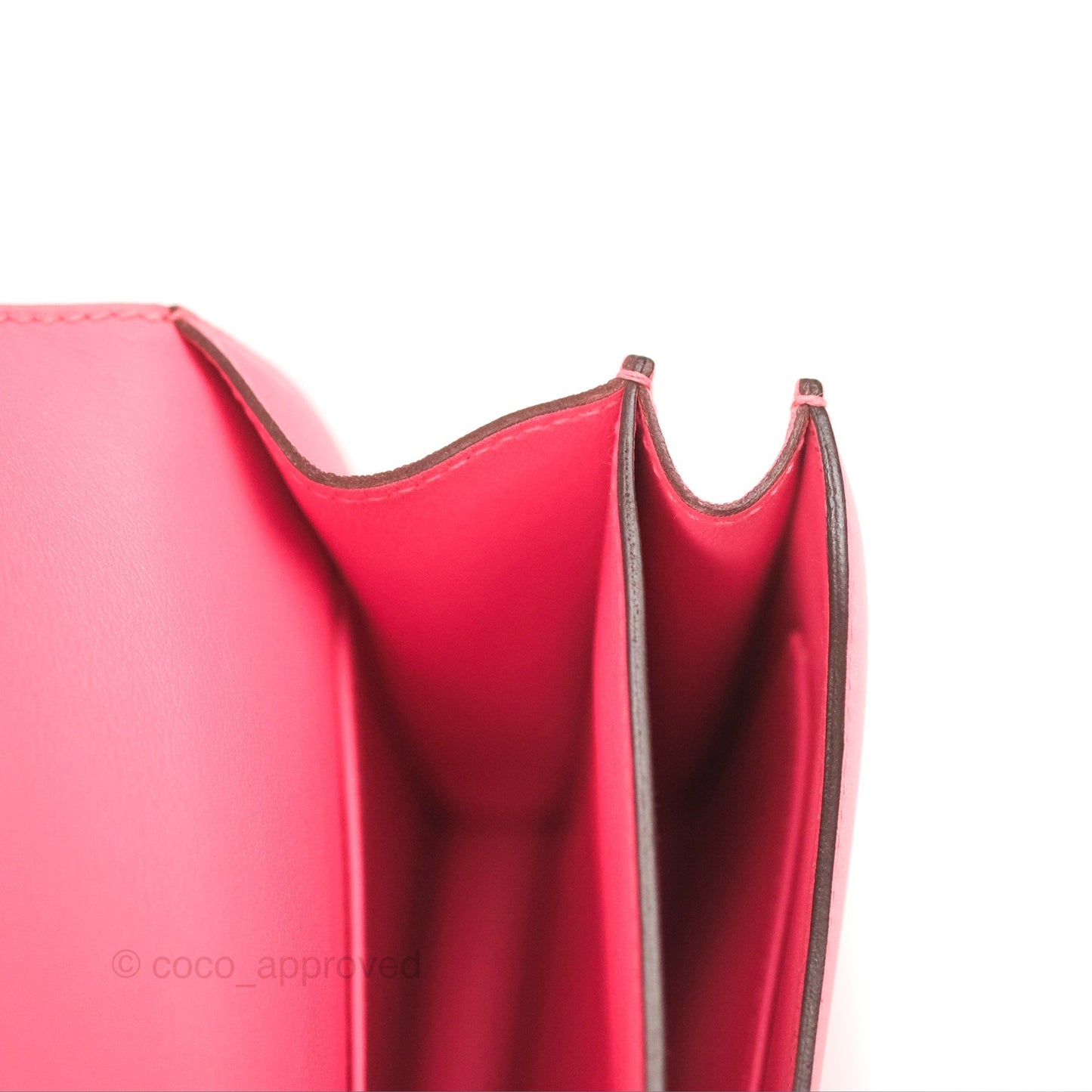 Hermès Constance Mini 18cm Rose Azalee Swift Palladium Hardware
