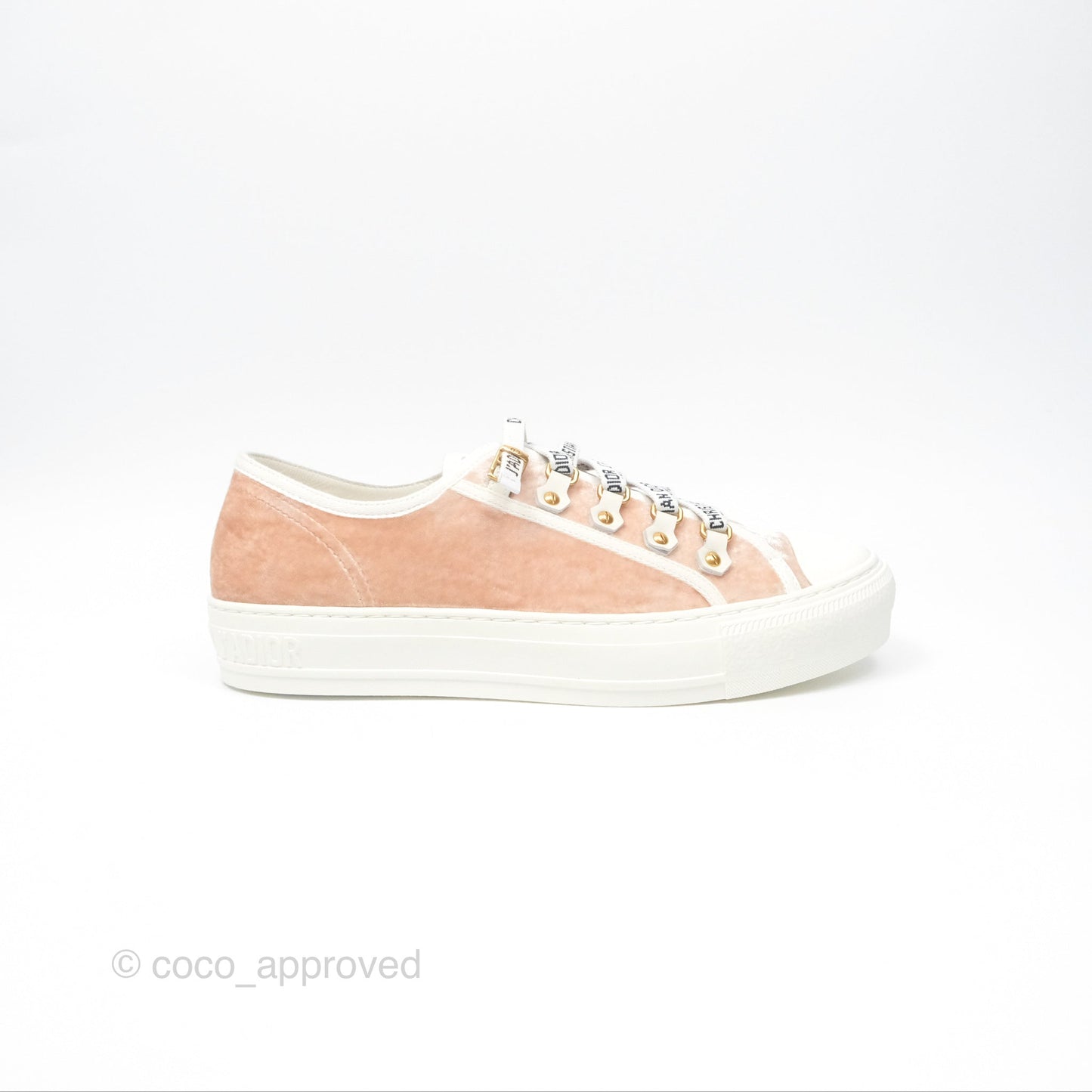 Dior Walk'N'Dior Low Top Sneakers Nude Size 38