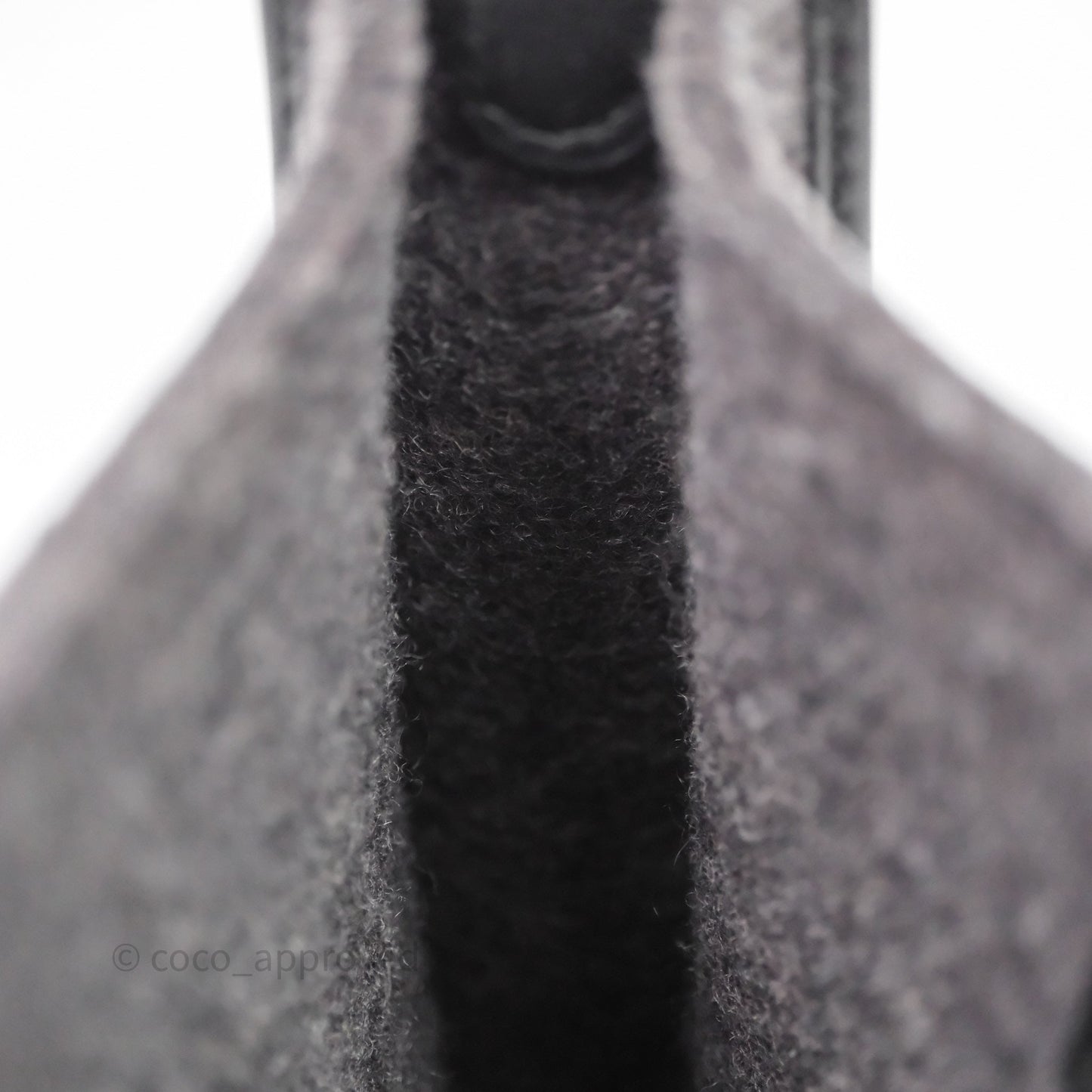Hermès Mini Evelyne 16 Graphite 88 / Noir 89 Wool Swift Palladium Hardware