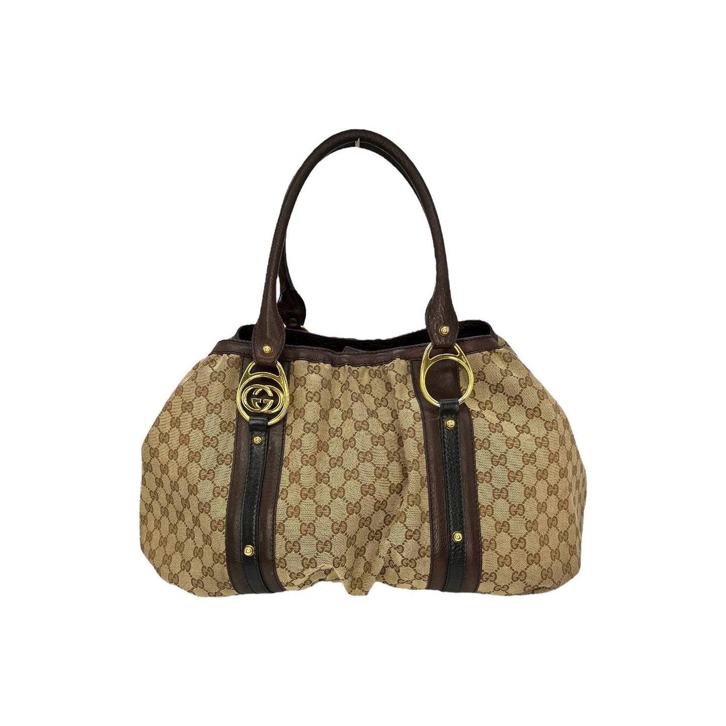 Luxury Gucci GG Canvas Interlocking Icon Tote