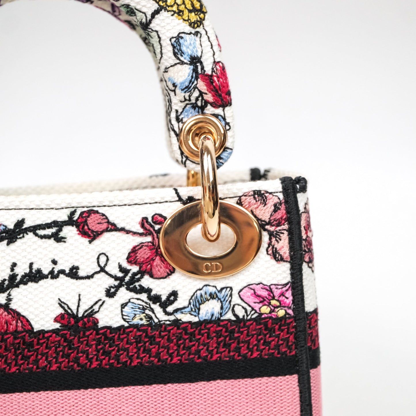 Christian Dior Mini Lady D-Lite Bag Florilegio Embroidered