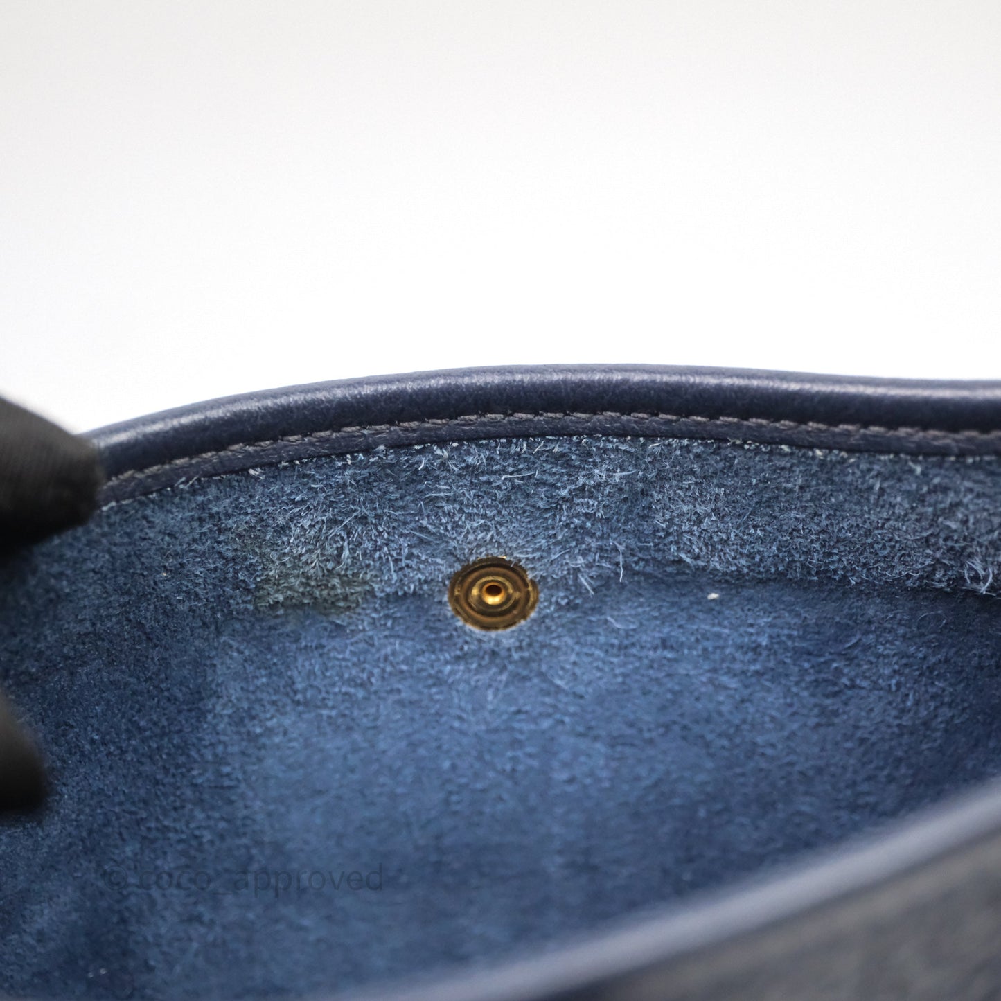 Hermès Mini Evelyne 16 Bleu Nuit 2Z Clemence Gold Hardware