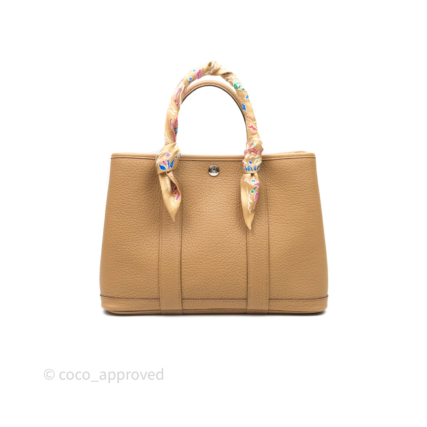 Hermès Garden Party 30 Biscuit 48 Negonda Palladium Hardware
