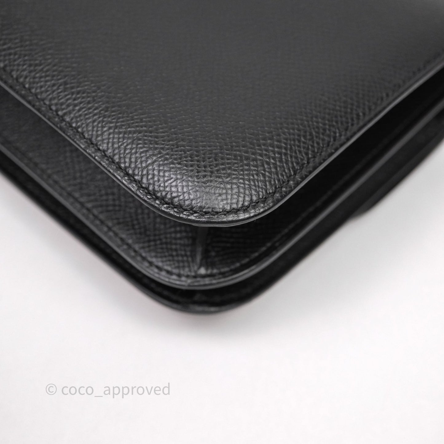 Hermès Constance Mini 18cm Black Epsom Gold Hardware