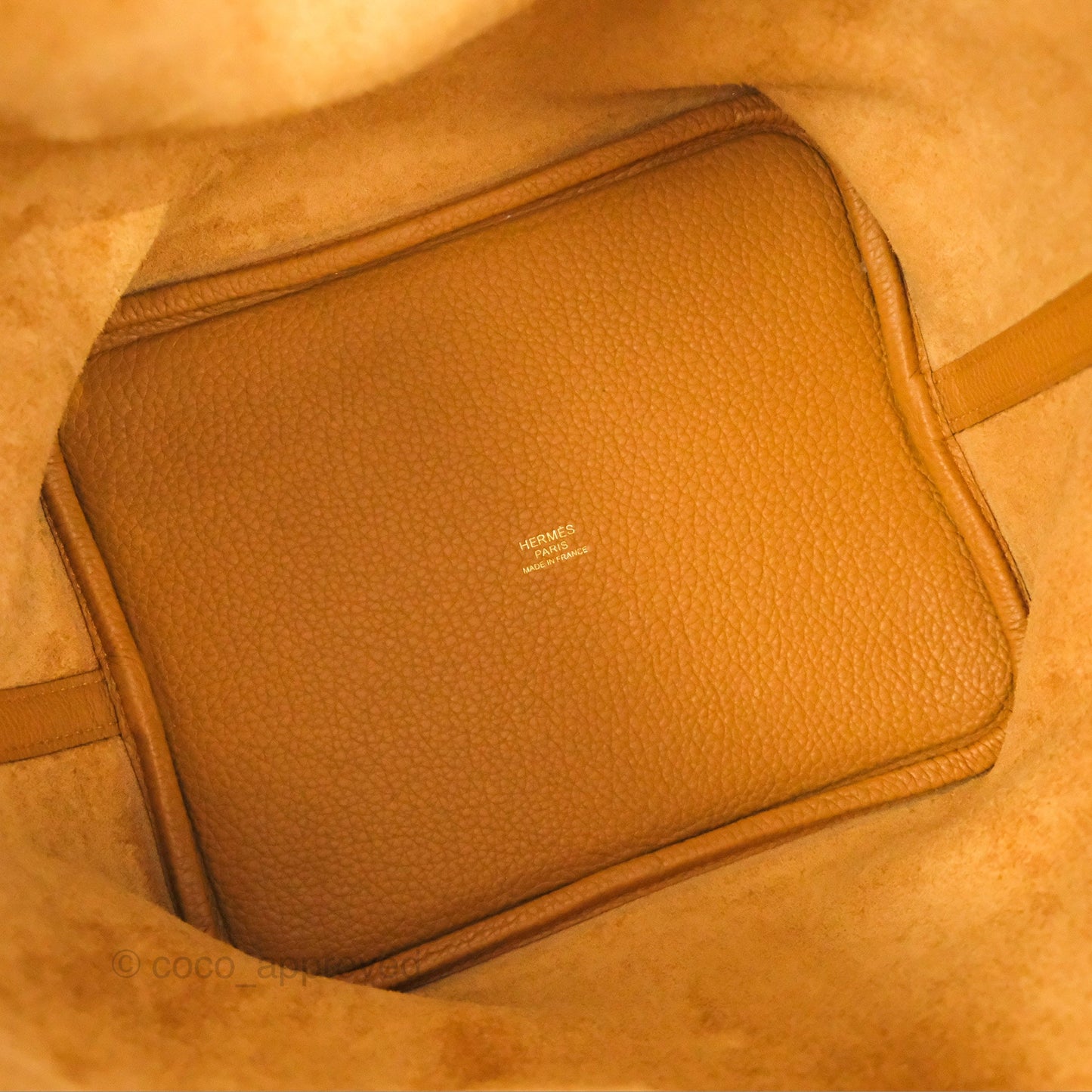 Hermès Picotin Lock 22 Sesame 2S TM Taurillon Maurice Gold Hardware