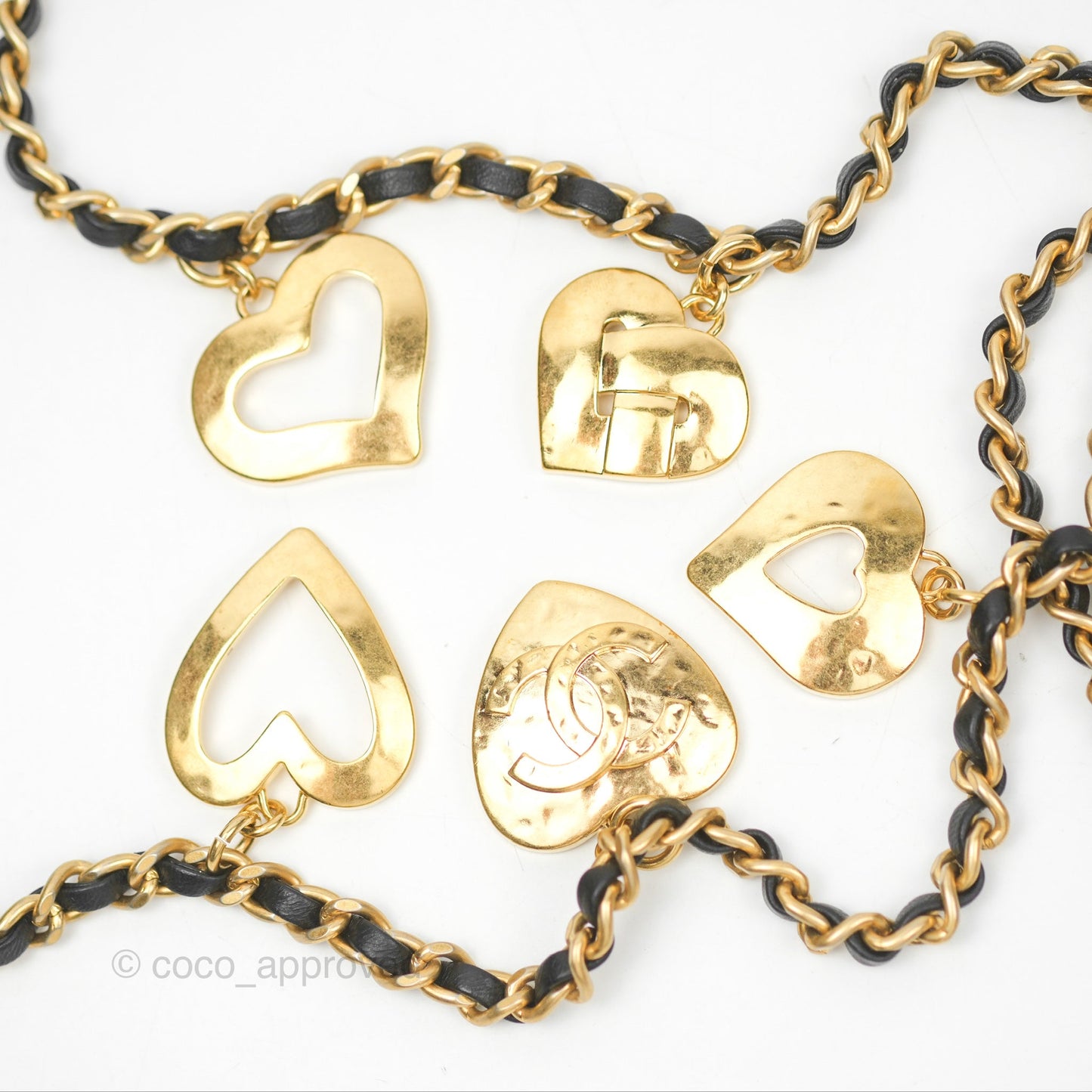 Chanel Mini Flap Bag With Heart CC Charm Black Lambskin Aged Gold Hardware