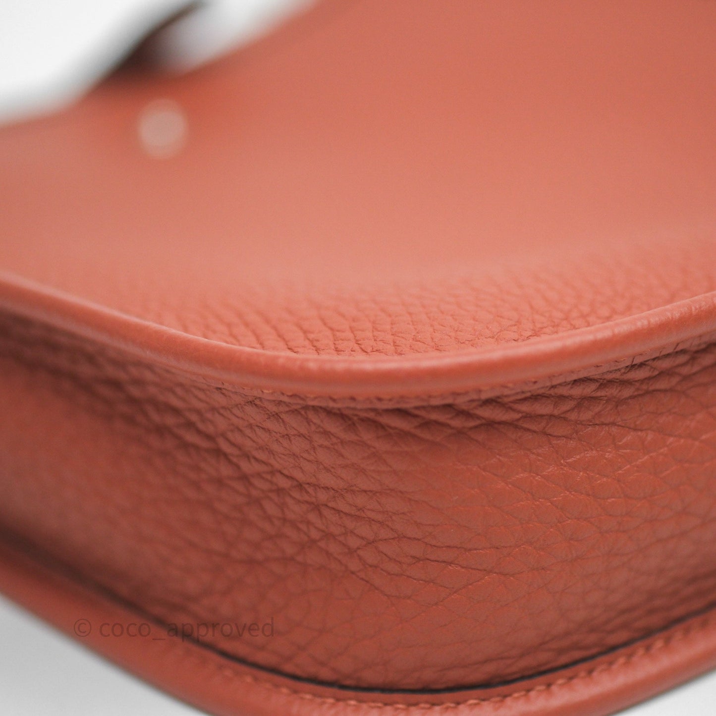 Hermès Mini Evelyne 16 Cuivre 6C Clemence Palladium Hardware