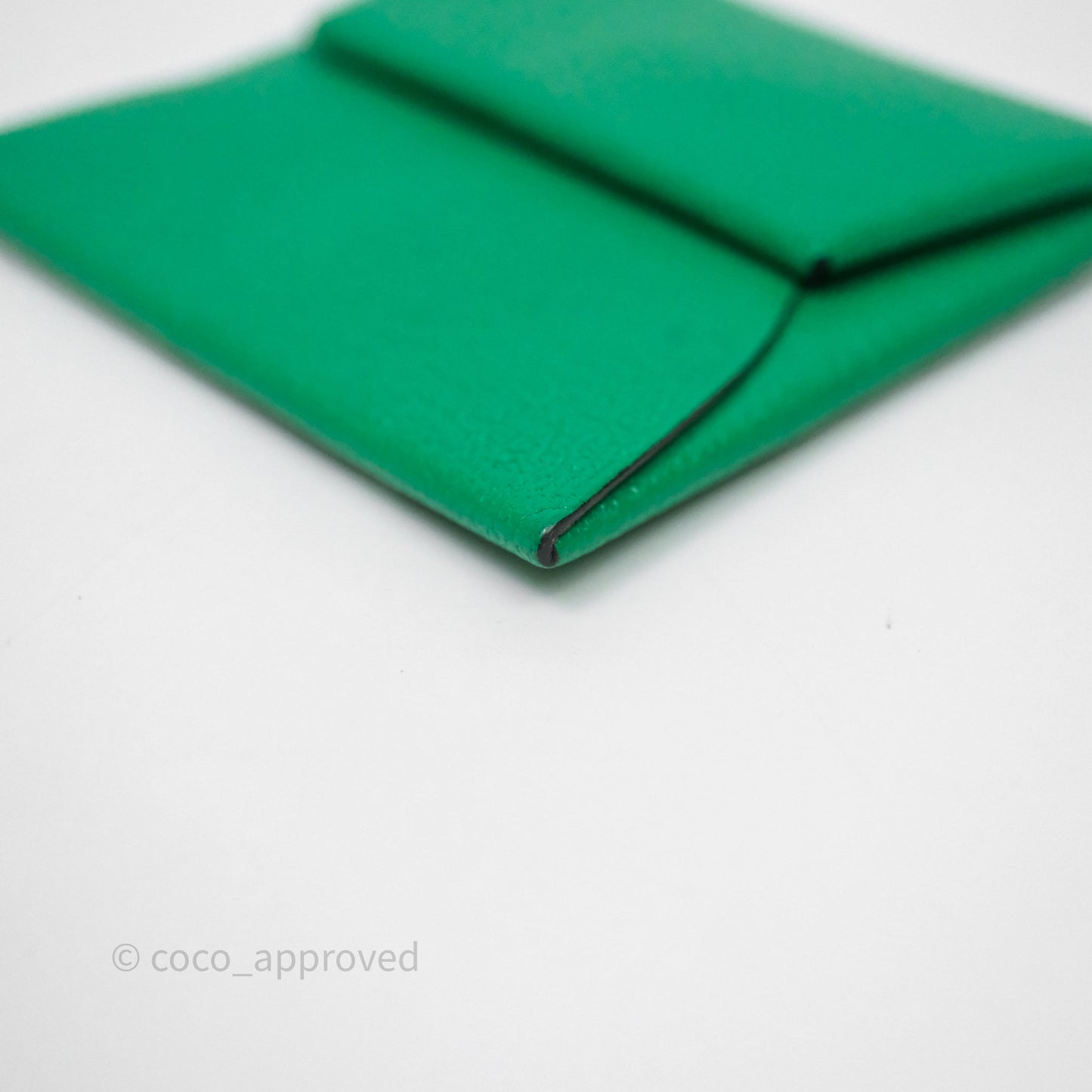 Hermès Bastia Coin Purse Green
