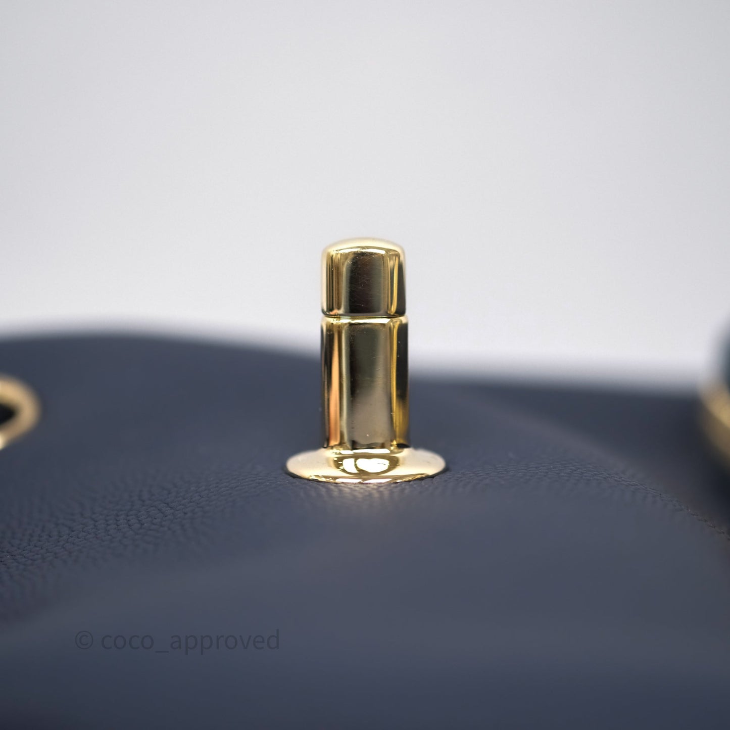 Chanel Quilted Business Affinity Backpack Navy Caviar Gold Hardware