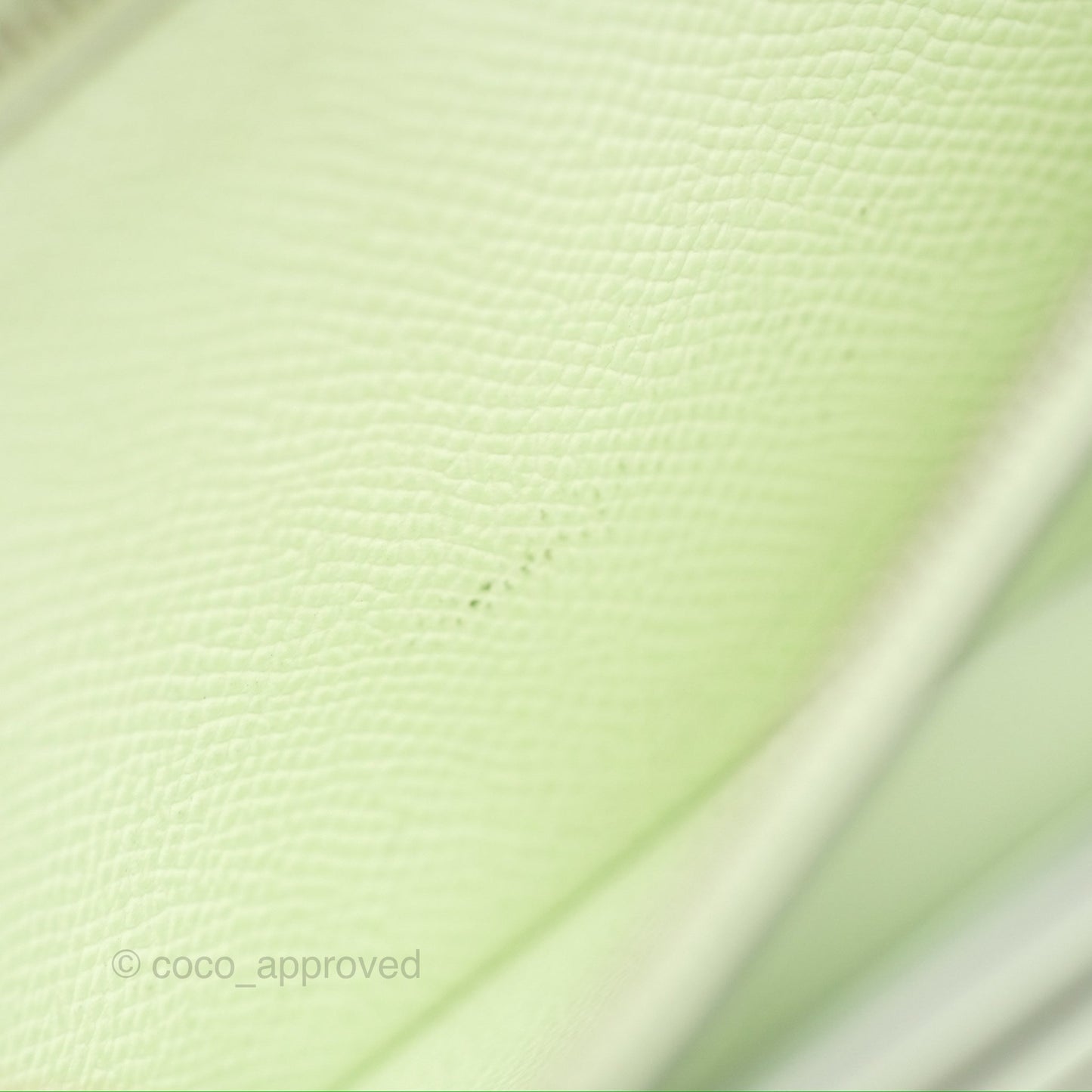 Hermès Constance To Go Wallet Vert Fizz Epsom Palladium Hardware