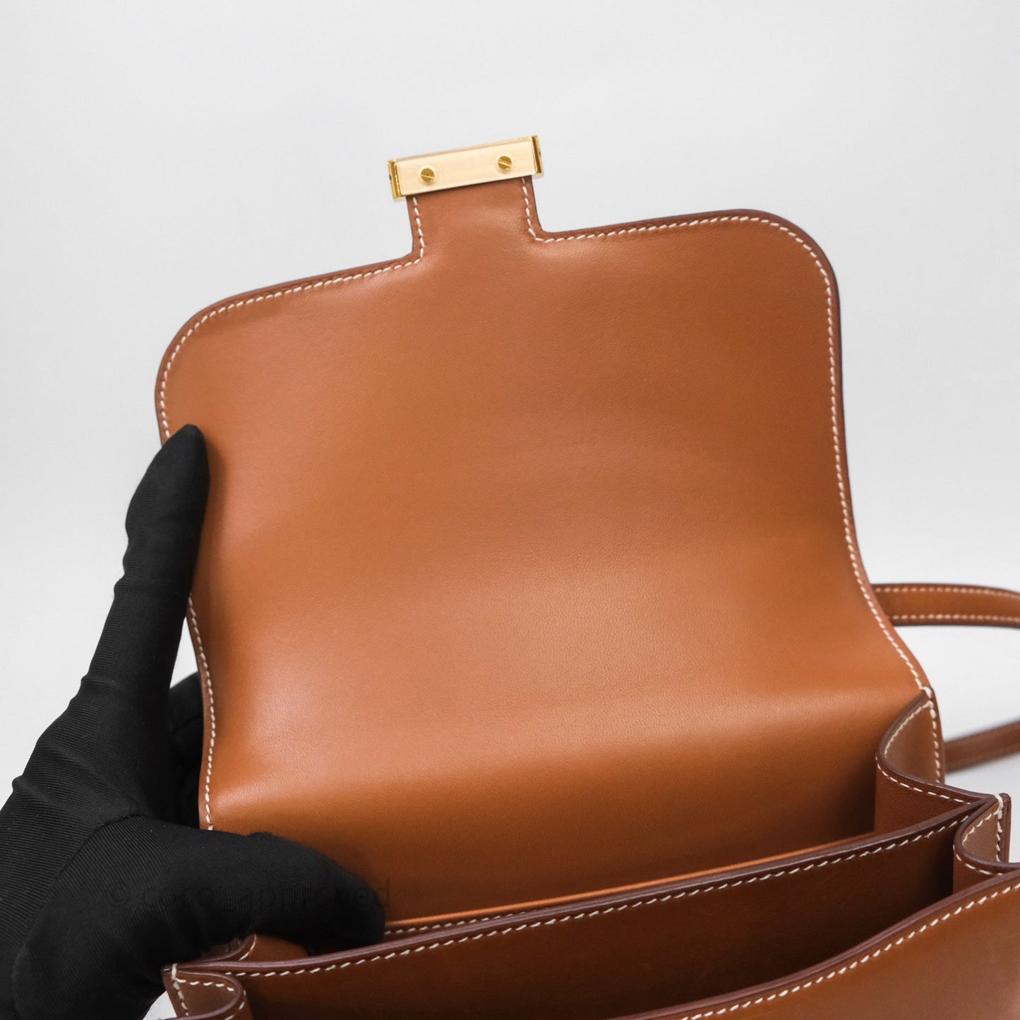 Hermès Constance Mini Smooth Barenia Leather Gold Hardware