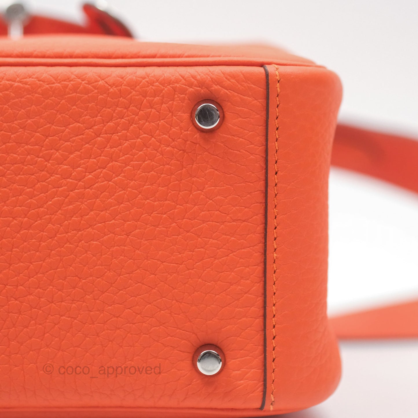 Hermès Mini Lindy 20 Clemence Palladium Hardware