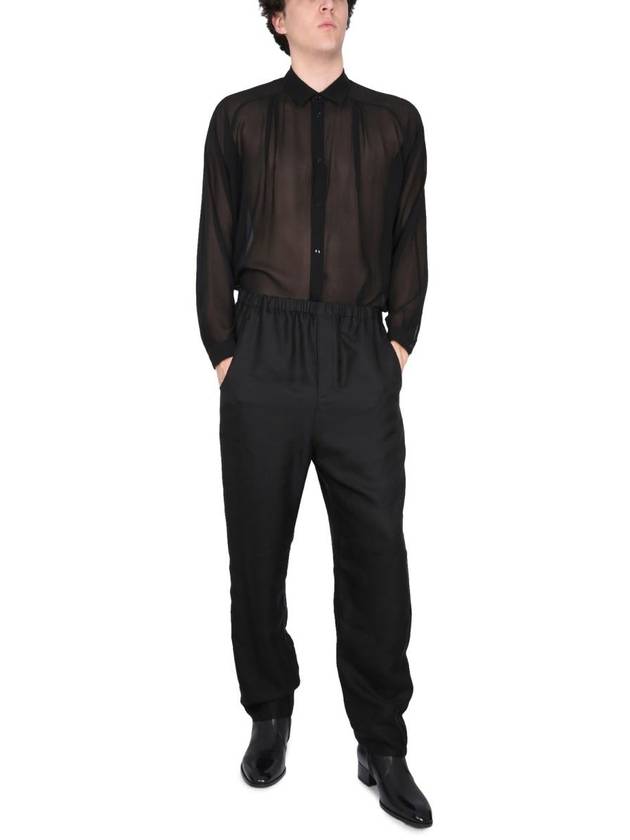 Luxury Saint Laurent 23 ss Viscose Trousers 717375Y1G681000 B0020169836