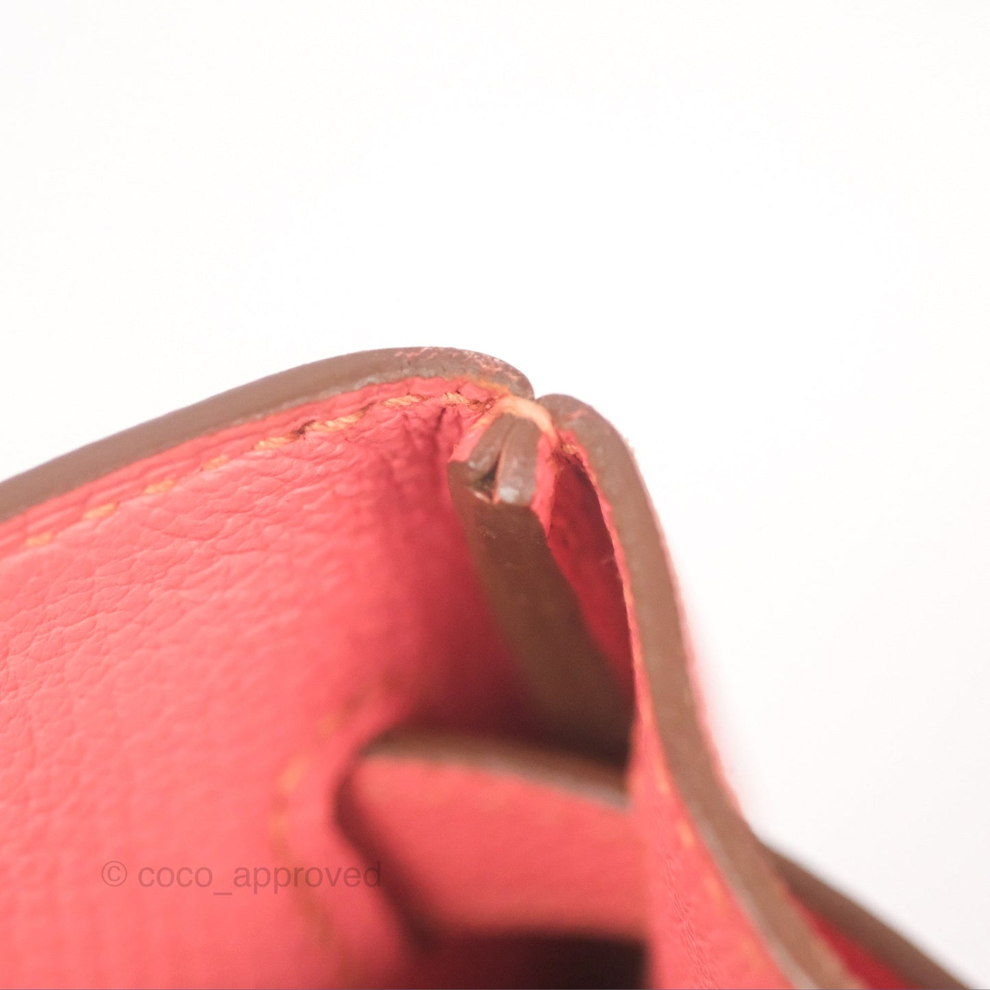 Hermès Birkin 30 Retourne Flamingo I5 Epsom Gold Hardware