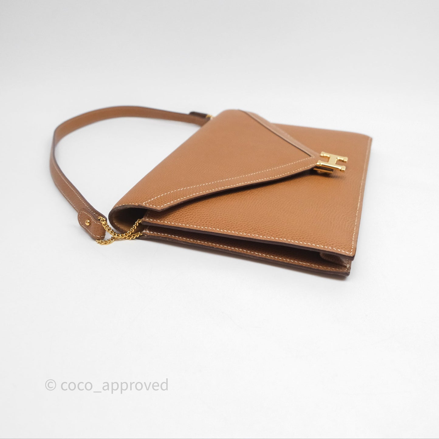 Hermès Vintage Lydie Gold Bag Gold Hardware