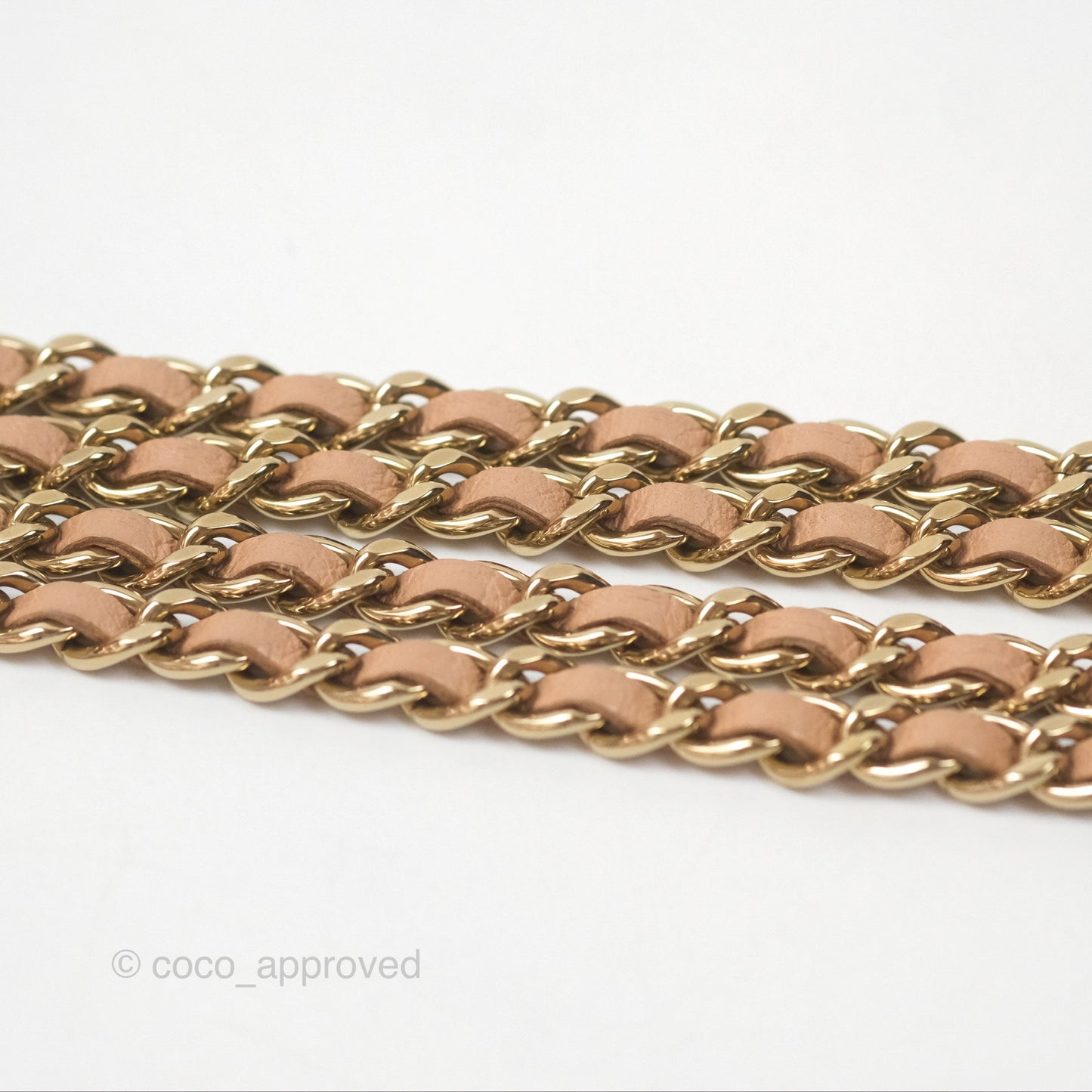 Chanel Trendy CC WOC Quilted Beige Lambskin Gold Hardware