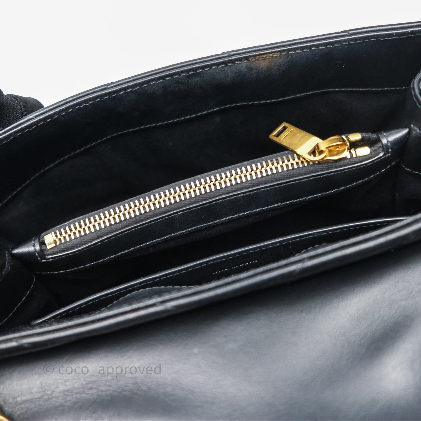 Saint Laurent Loulou Small Flap Bag Black Gold Hardware