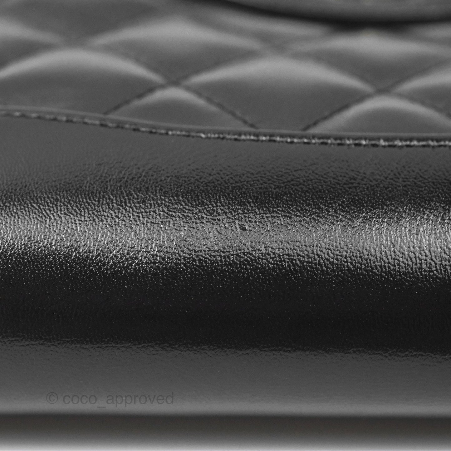 Chanel Nano 31 Black Shiny Lambskin Gold Hardware
