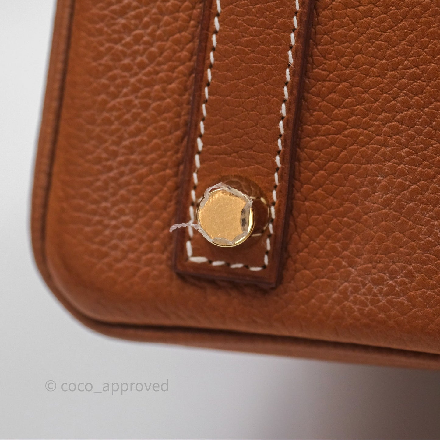 Hermès Birkin 25 Retourne Fauve 34 Barenia Gold Hardware