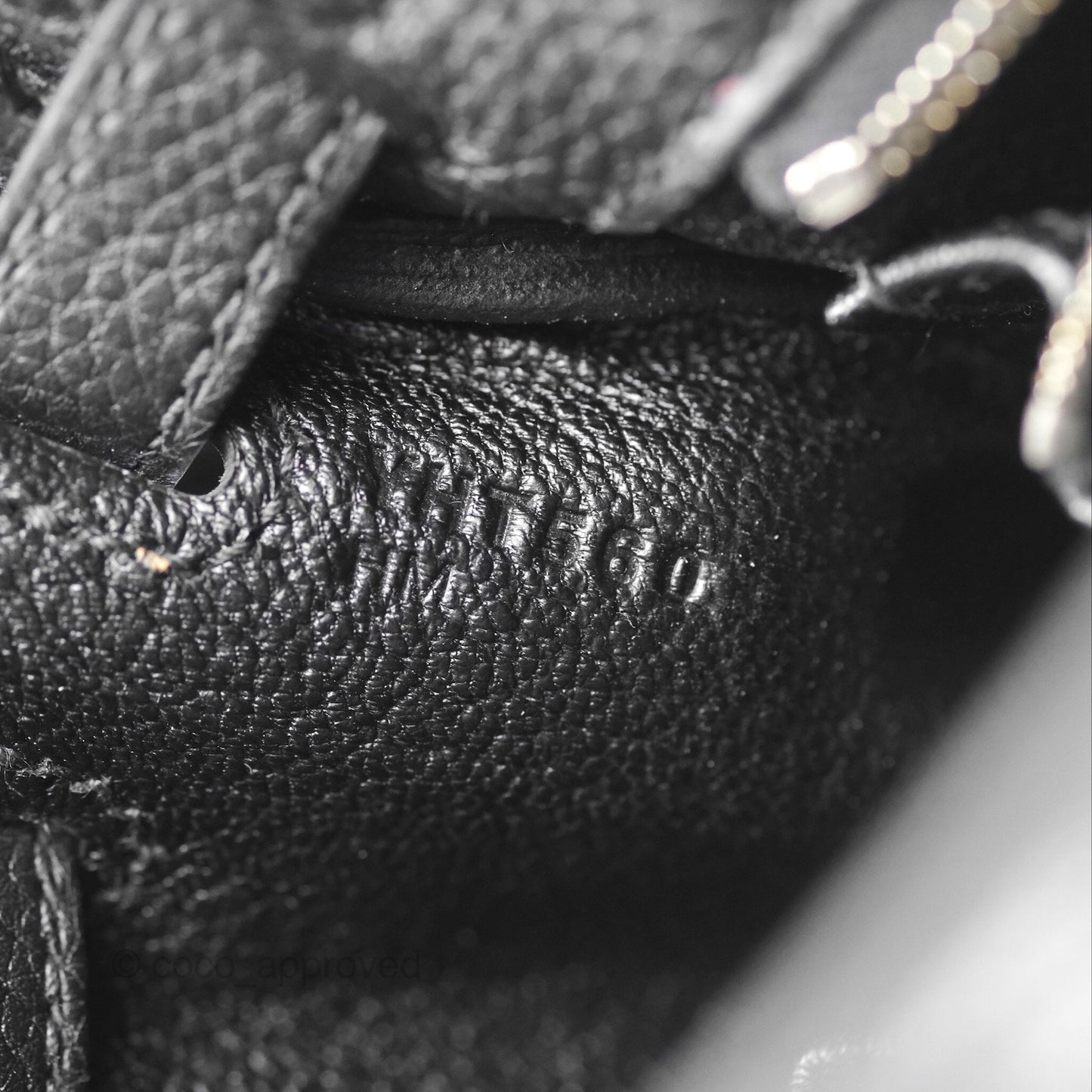 Hermès Retourne Kelly 25 Black Togo Palladium Hardware