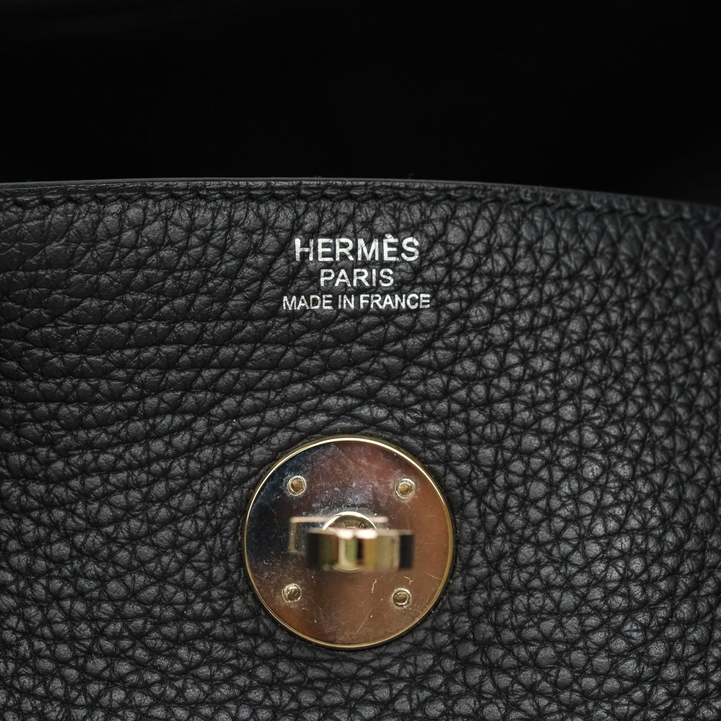 Hermès Lindy 30 Black Clemence Palladium Hardware