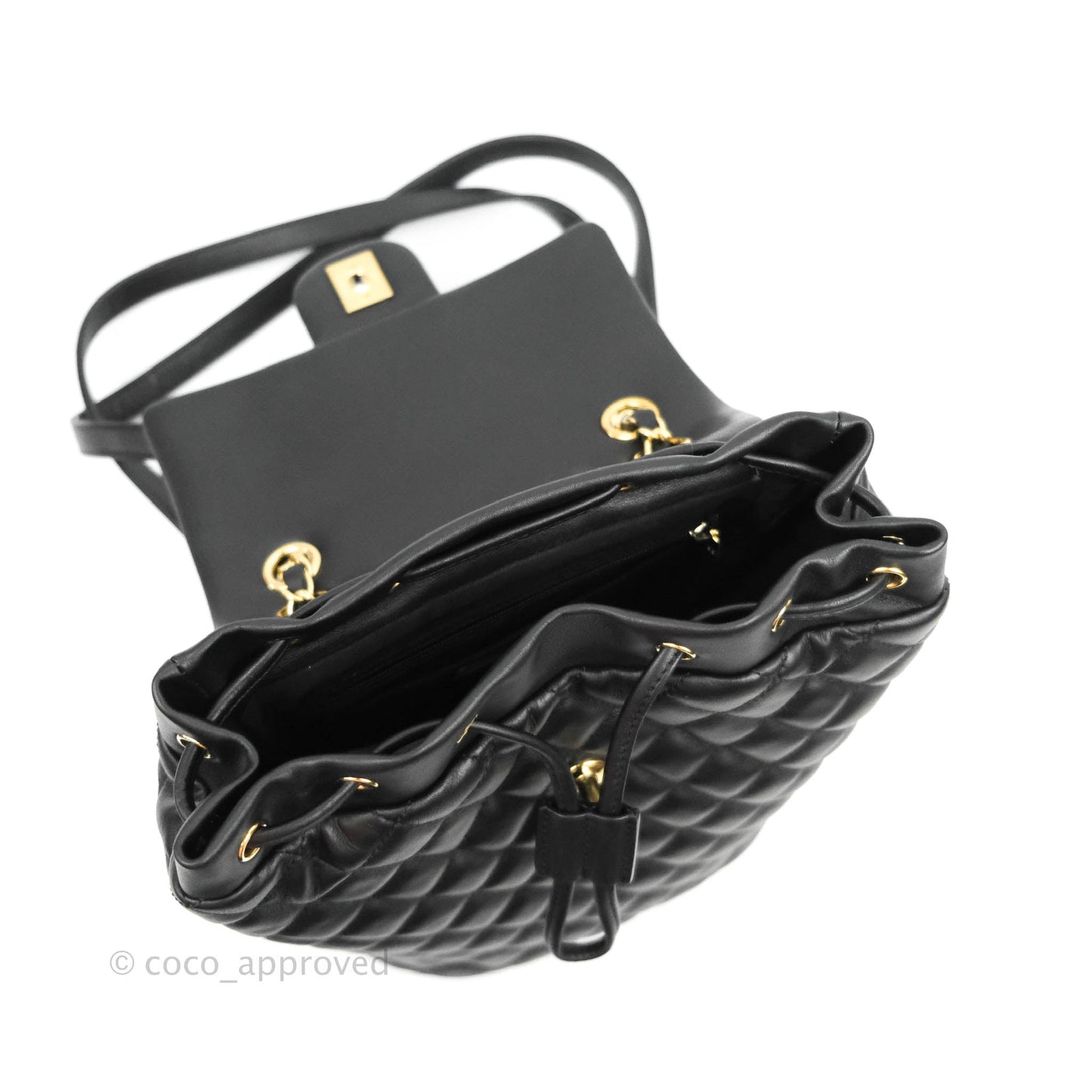 Chanel Quilted Small Urban Spirit Backpack Calfskin Black Gold Hardware