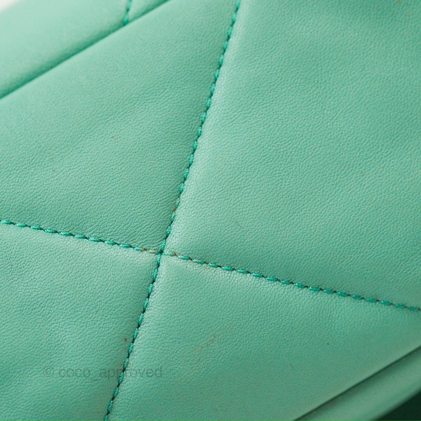 Chanel 19 Small Tiffany Blue Mixed Hardware