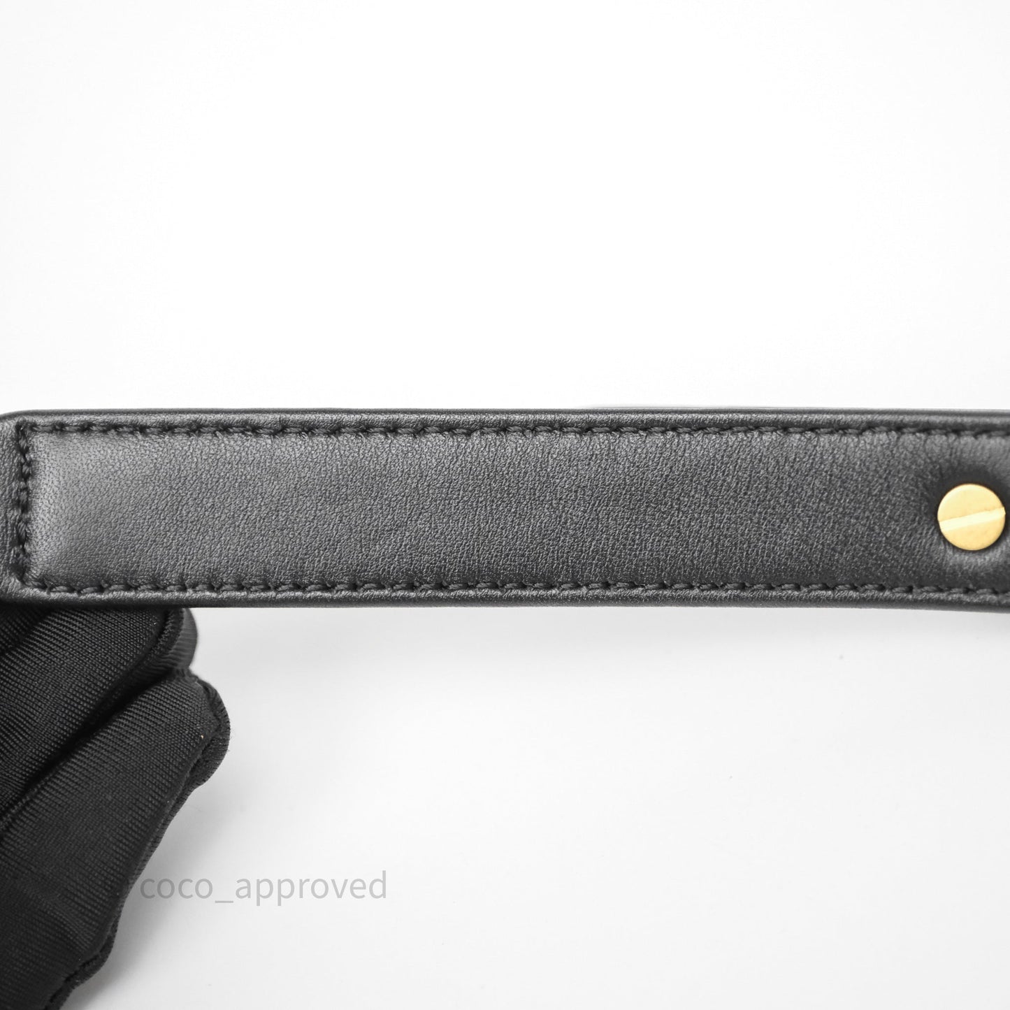 Chanel Small Boy Quilted Black Calfskin Aged Gold Hardware