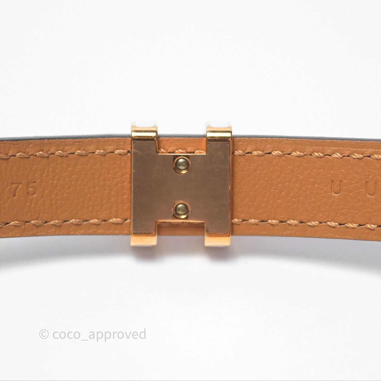 Hermès Pop H 15 Belt Epsom Mauve Pale Rose Gold Hardware