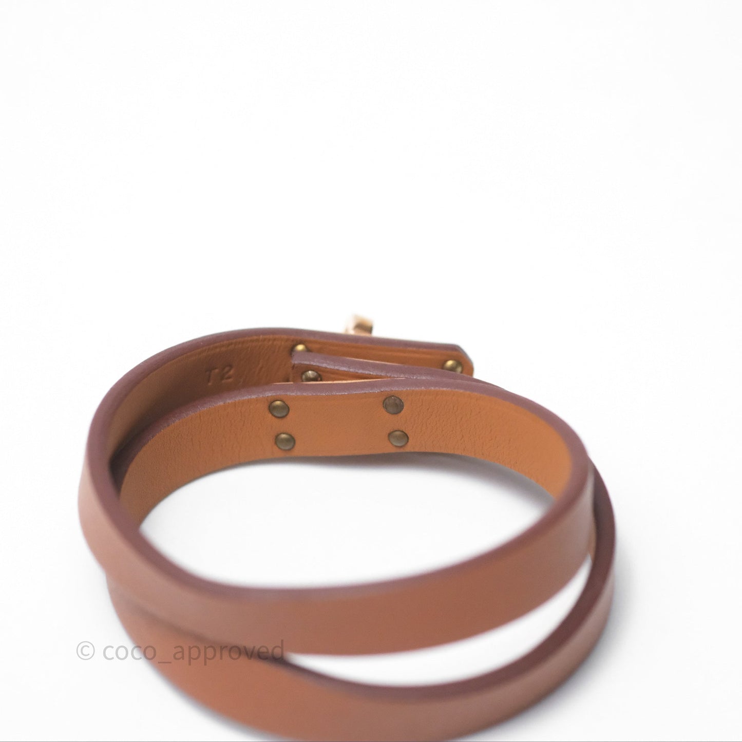 Hermès Kelly Double Tour Bracelet Gold Swift Gold Hardware