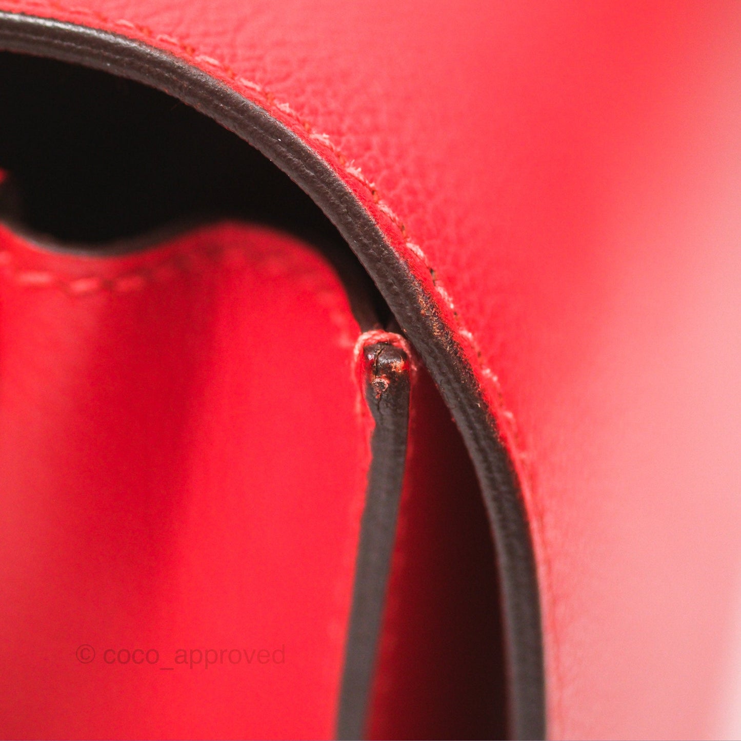 Hermès Roulis Mini 18 Rouge De Coeur Evercolor Permabrass Hardware