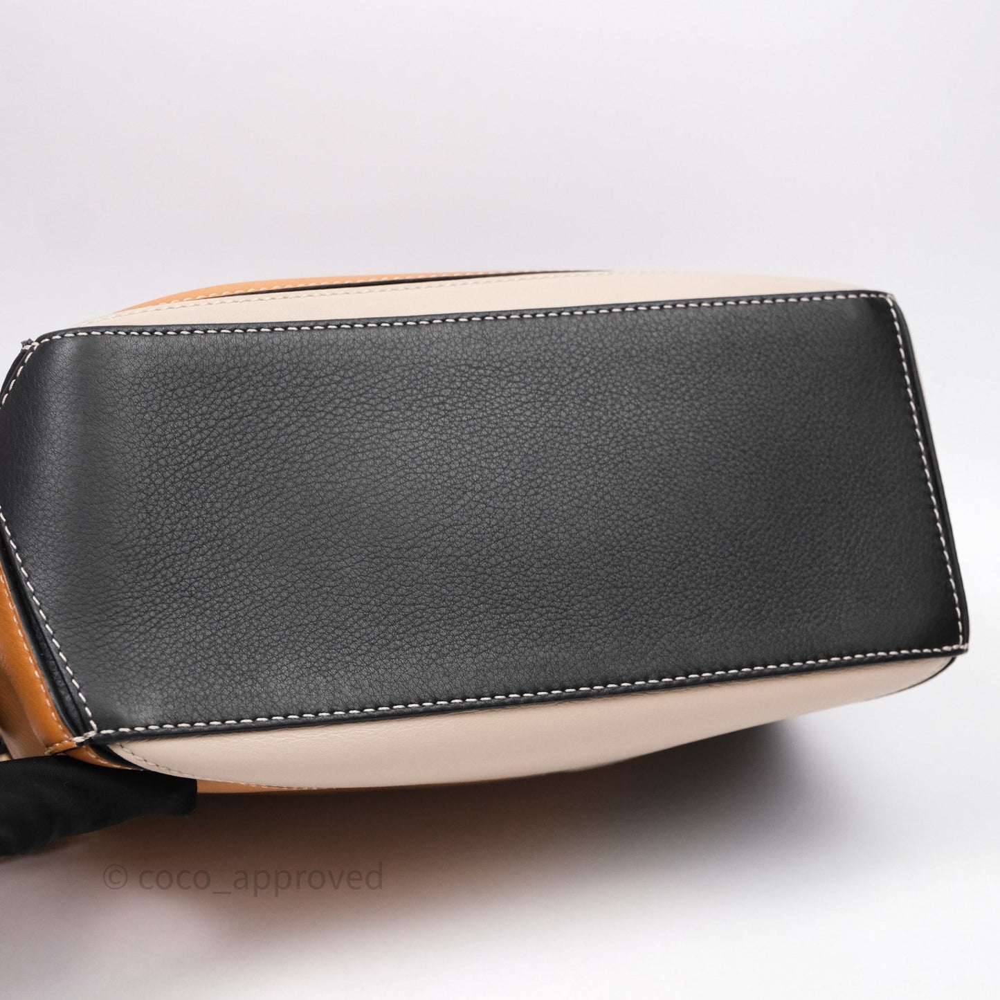 Loewe Small Puzzle Bag Amber/ Light Oat Calfskin Gold Hardware