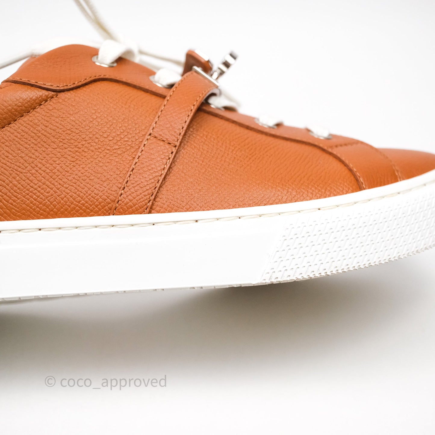Hermès Day Sneakers Naturel Epsom Size 39