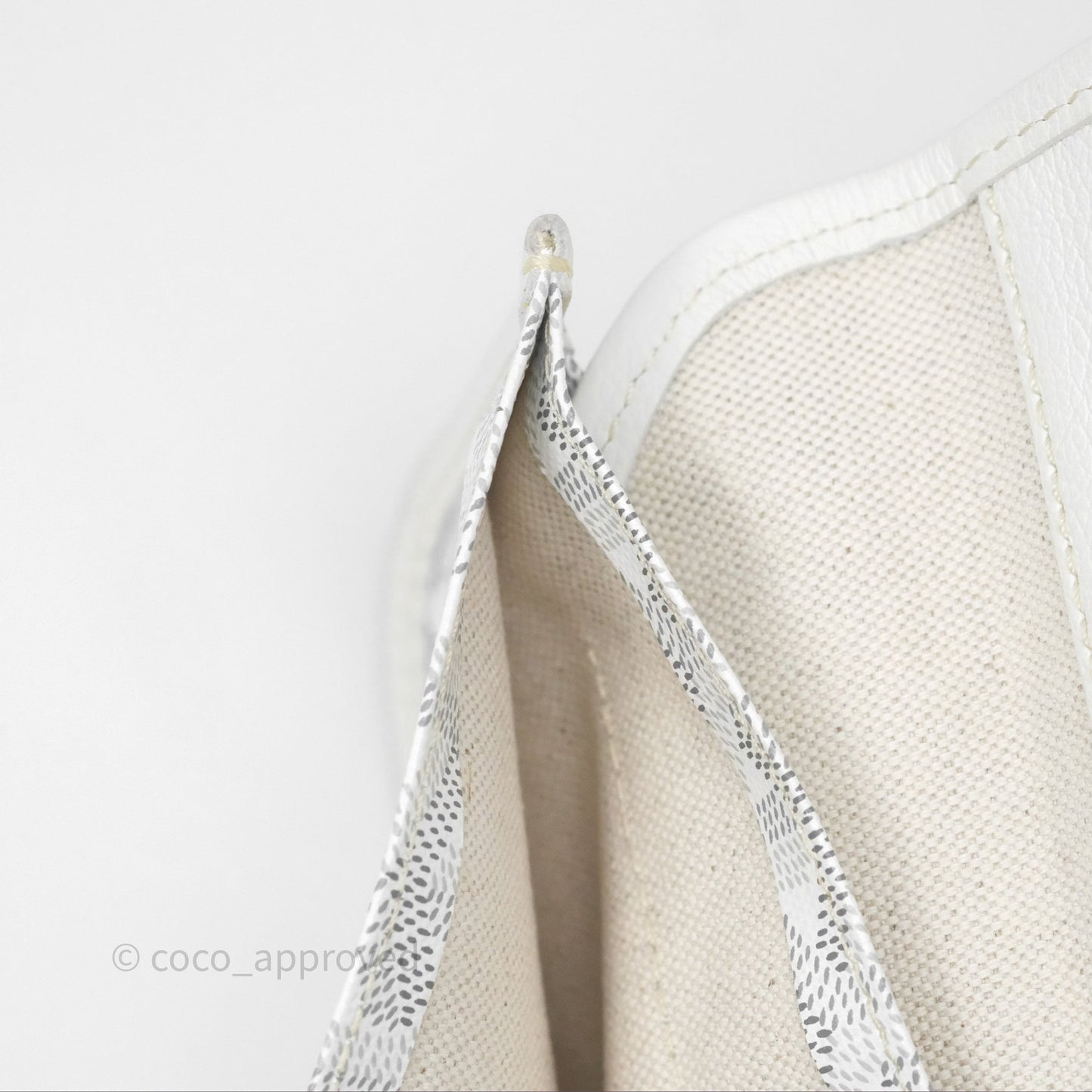 Goyard Saint Louis Tote Bag GM Blanc White